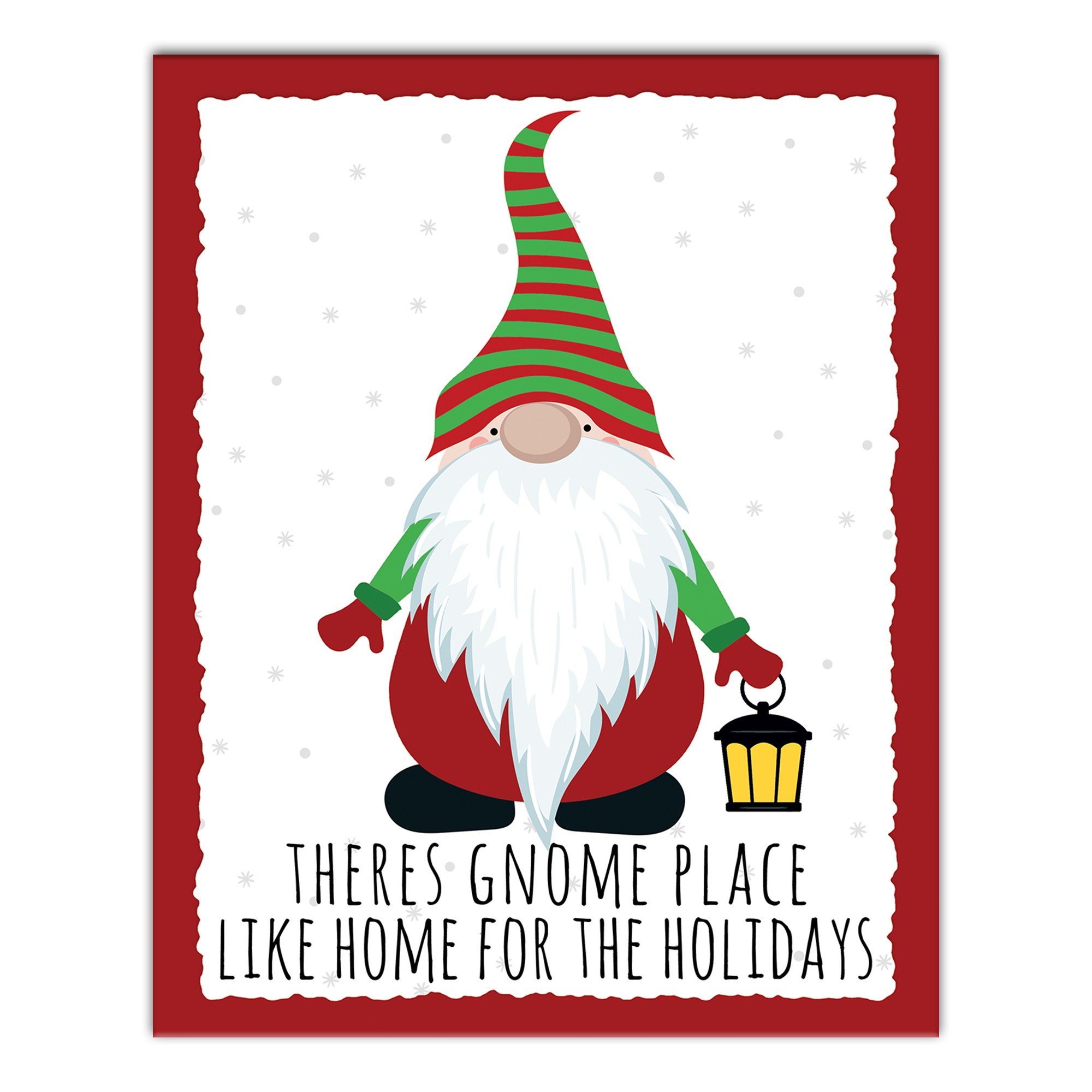 There's Gnome Place like Home 8x10 Canvas Wall Art