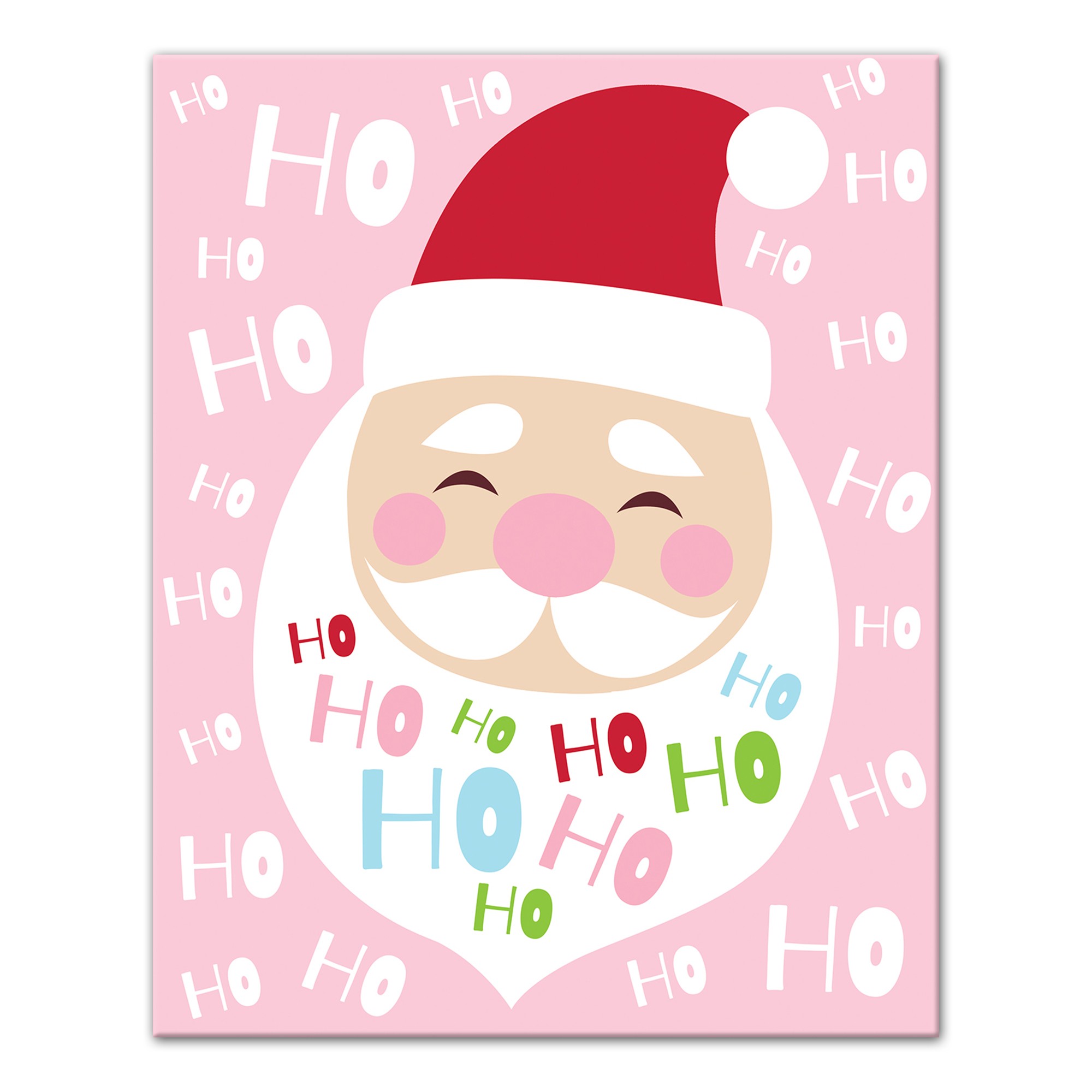Ho Ho Ho 8x10 Canvas Wall Art