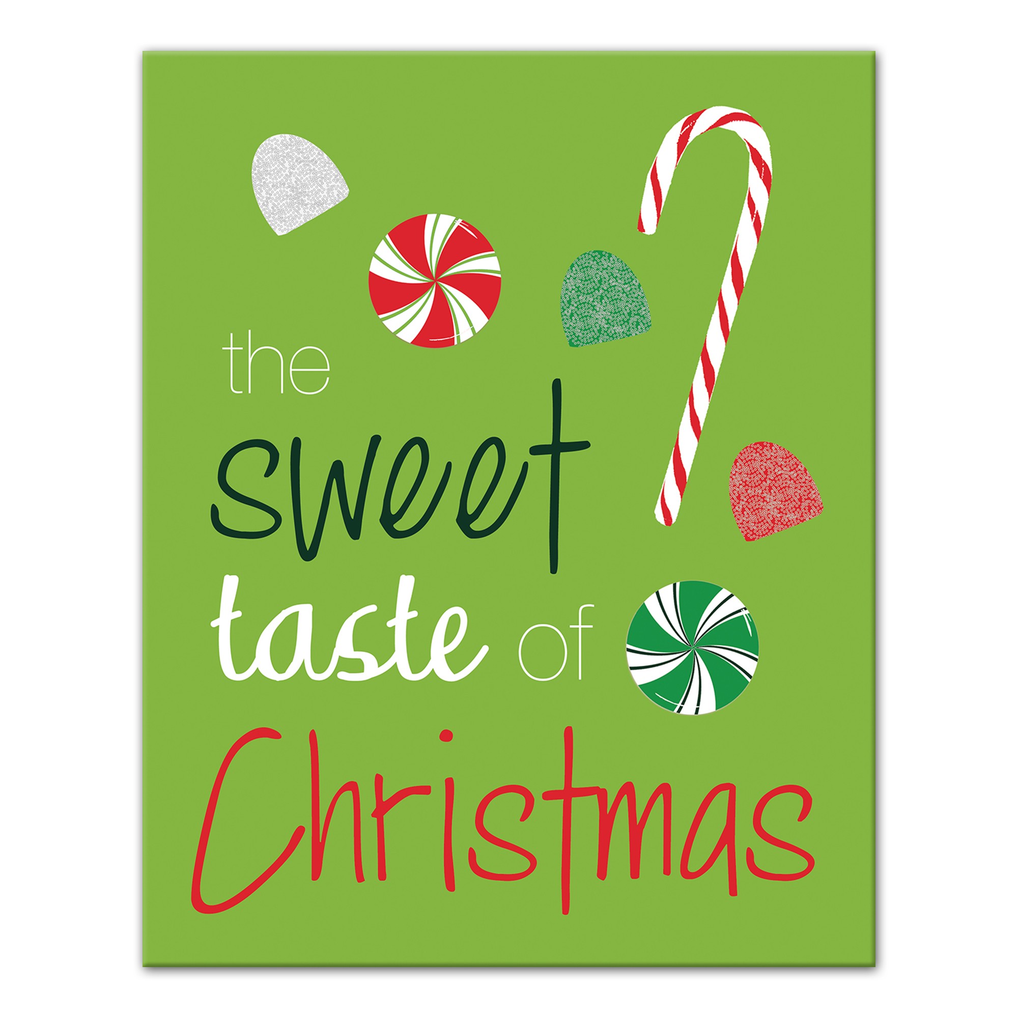 Sweet Christmas Candies 8x10 Canvas Wall Art