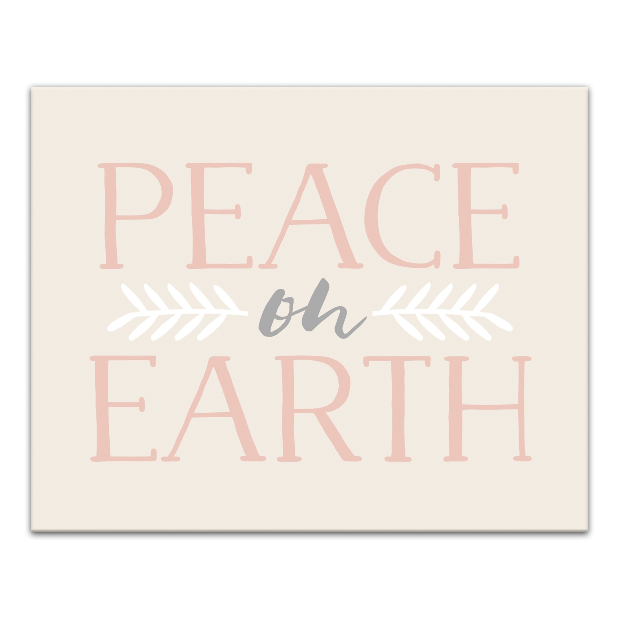 Peace on Earth 10x8 Canvas Wall Art