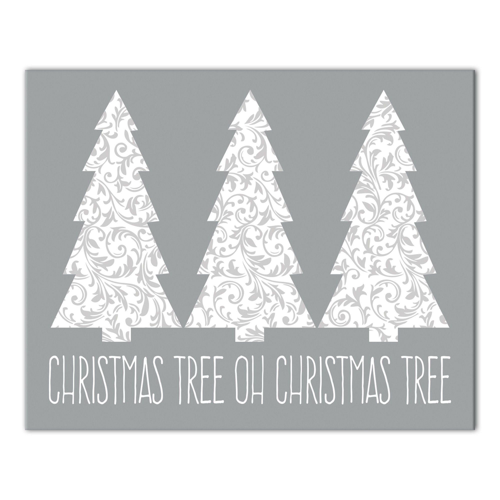 Christmas Tree Oh Christmas Tree 10x8 Canvas Wall Art