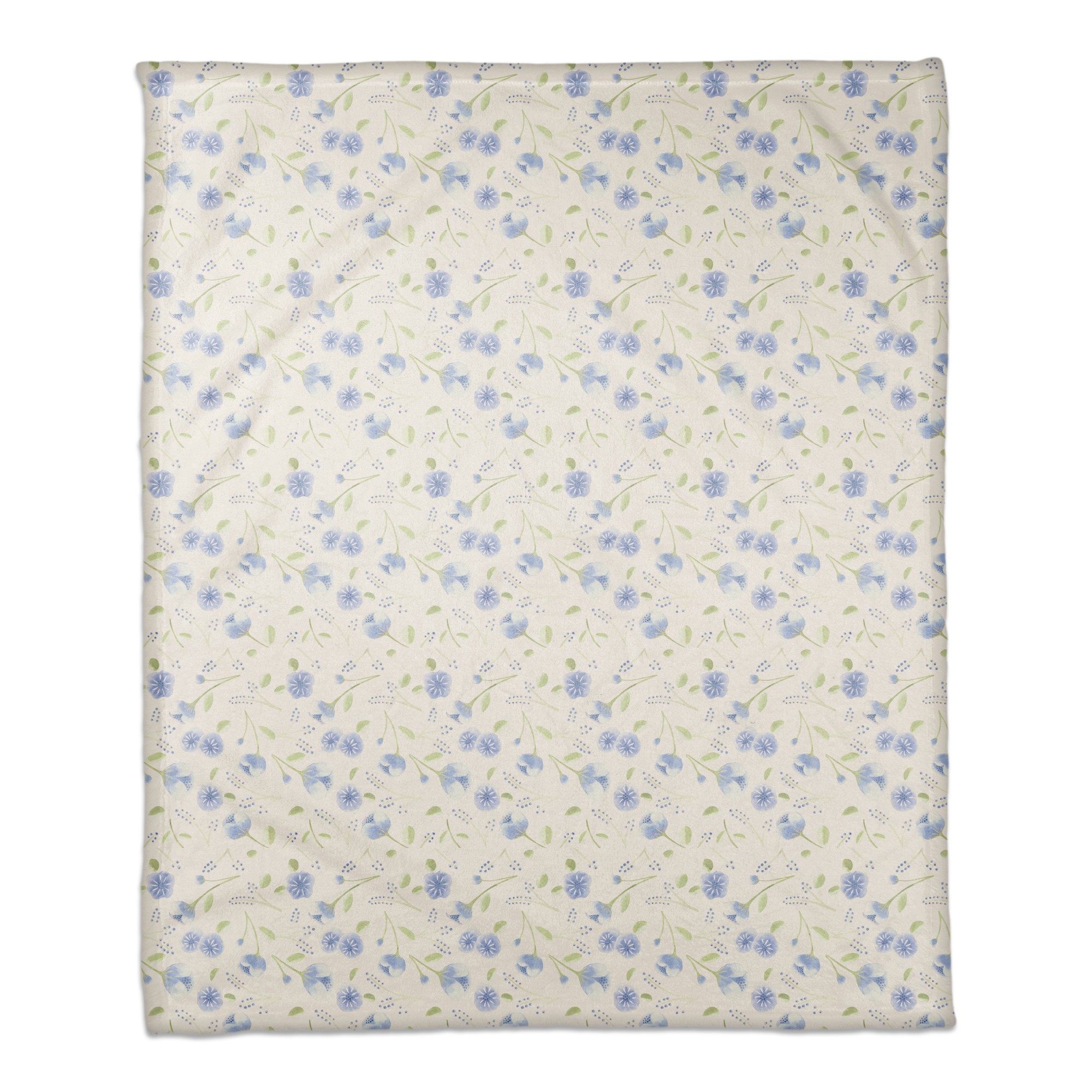 Soft Floral Pattern 50x60 Coral Fleece Blanket