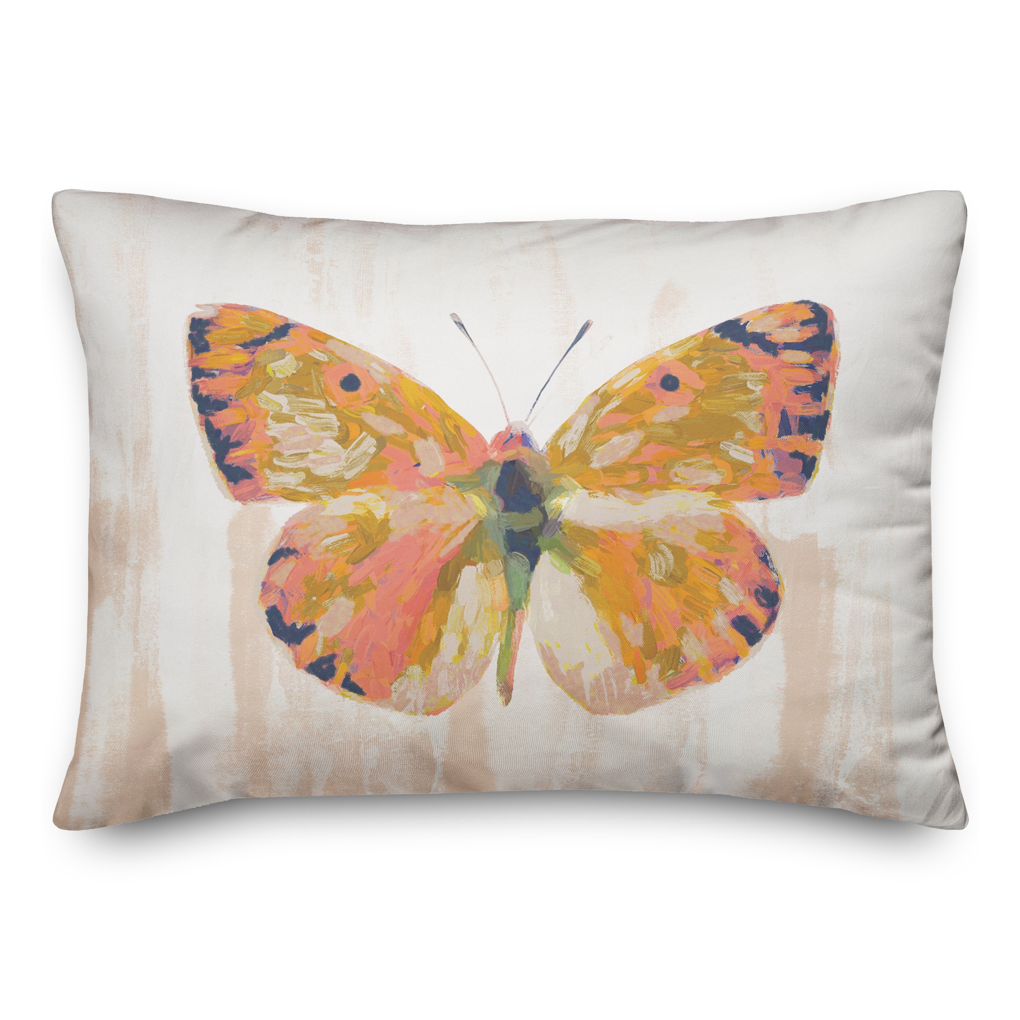 Painted Butterfly 14x20 Spun Poly Pillow