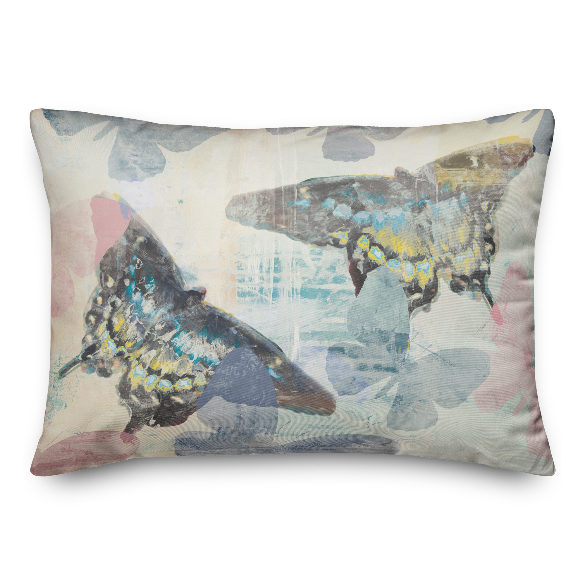 Butterflies 14x20 Spun Poly Pillow