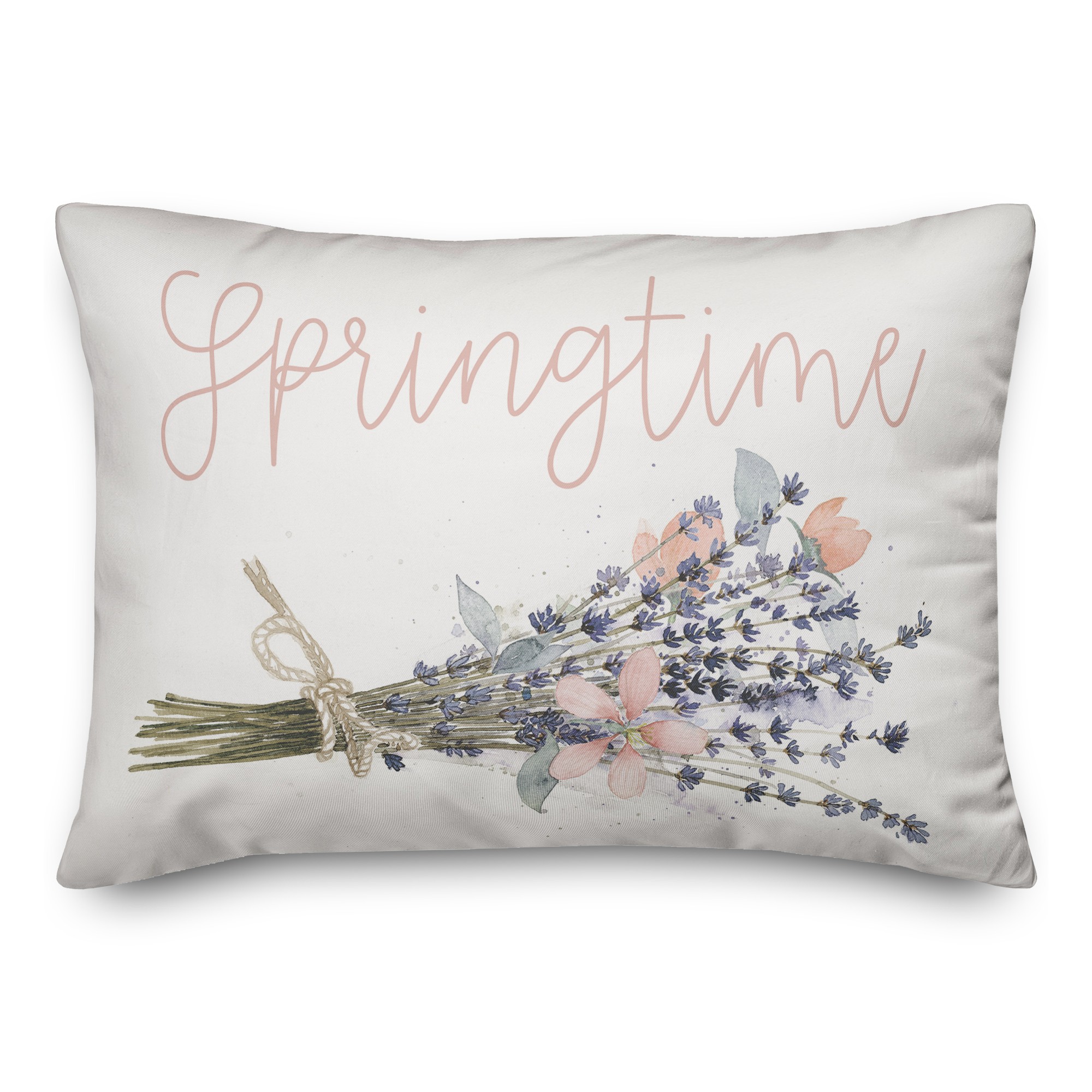 Springtime Bundled Flowers 14x20 Spun Poly Pillow