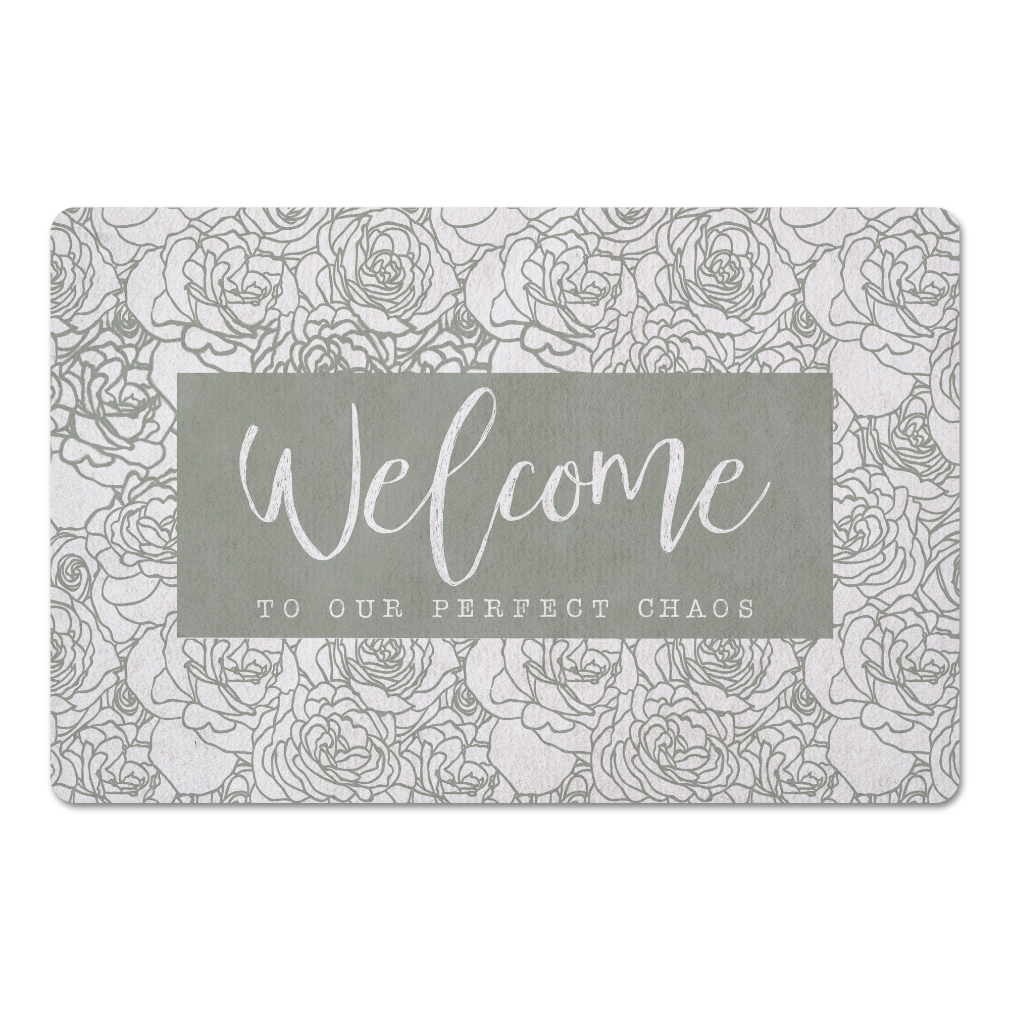 Welcome to Chaos 27x18 Floor Mat