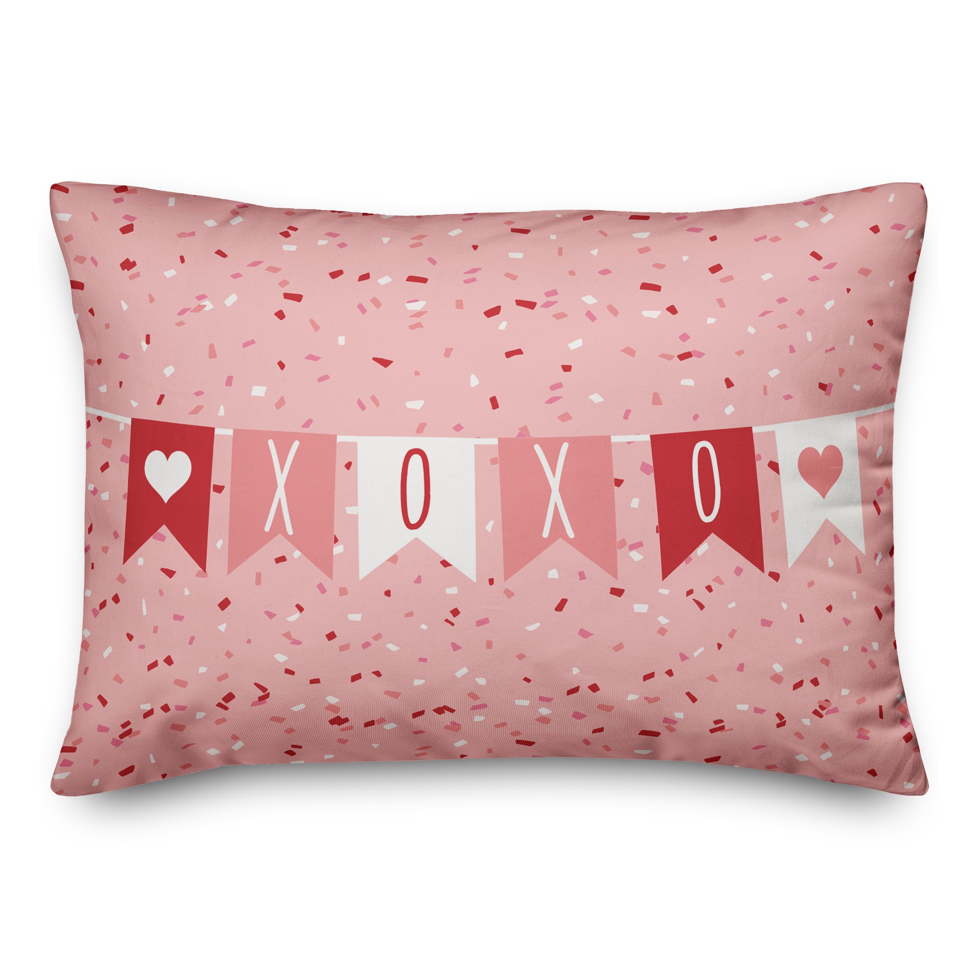 Confetti Banner 14x20 Spun Poly Pillow