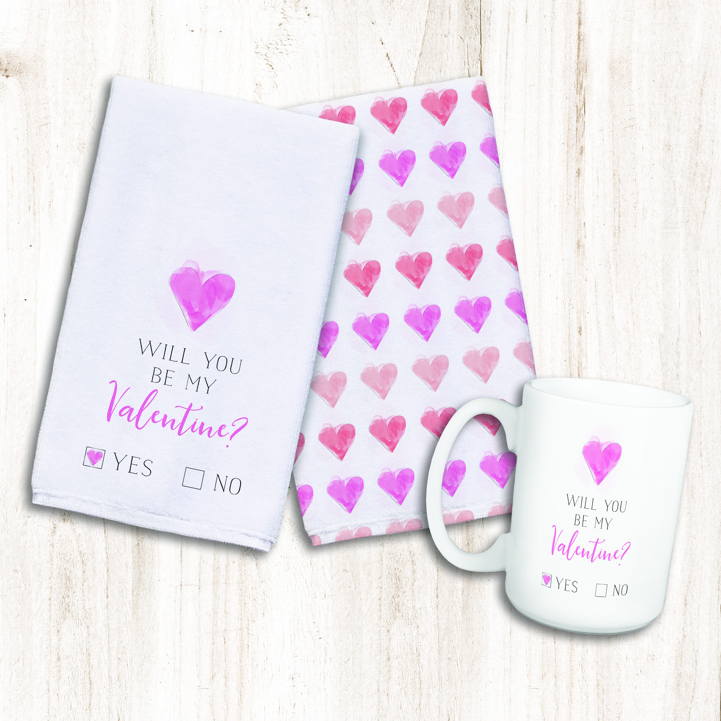 Valentine Check Yes or No Gift Collection