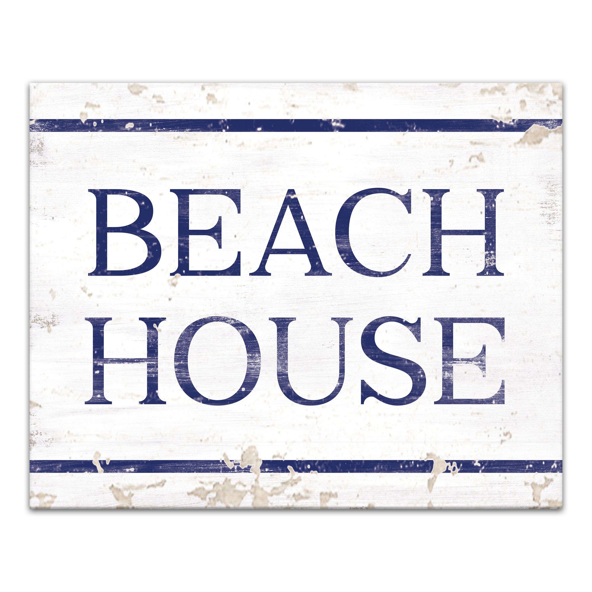 Beach House 20x16 Canvas Wall Art