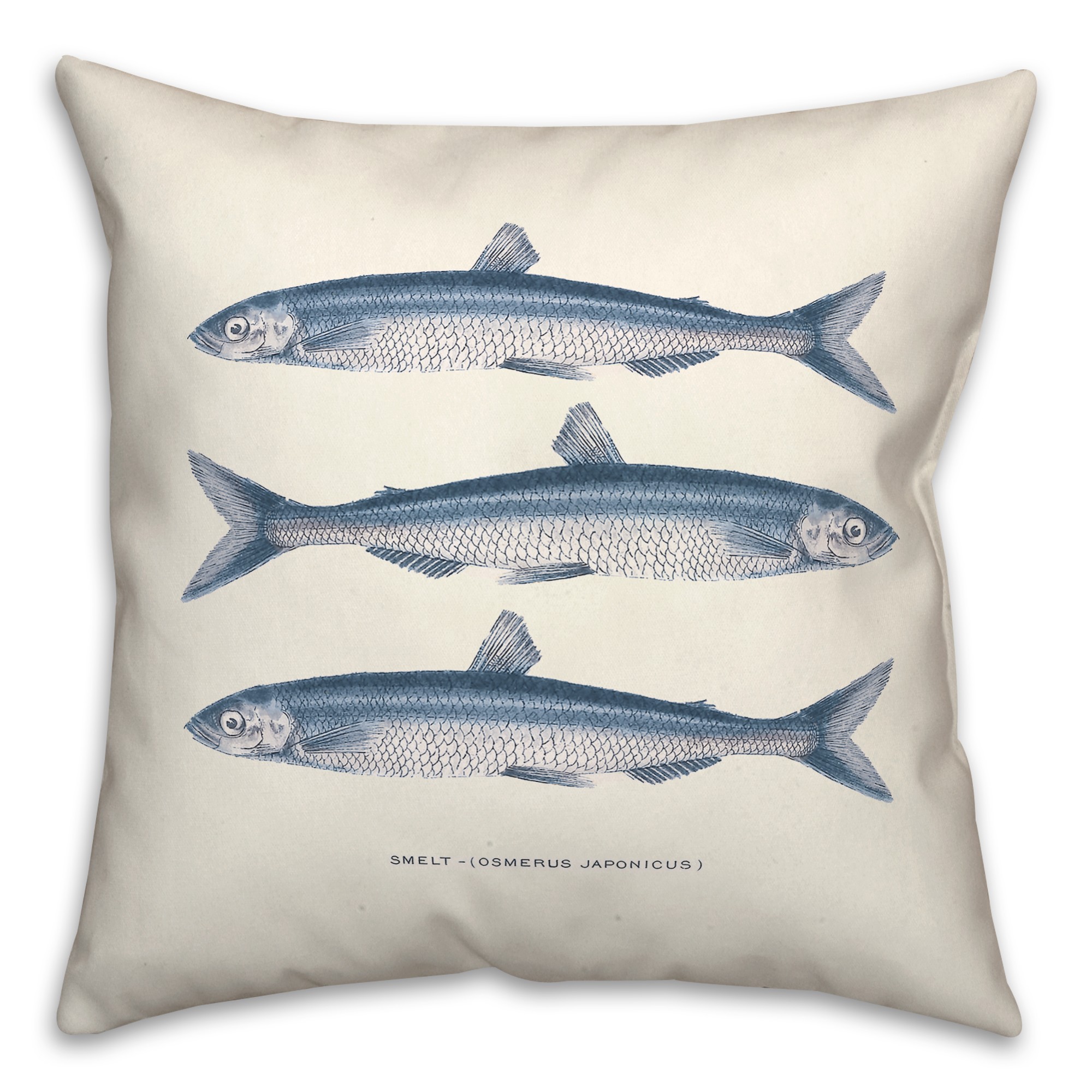 Smelt Fish 18x18 Indoor / Outdoor Pillow