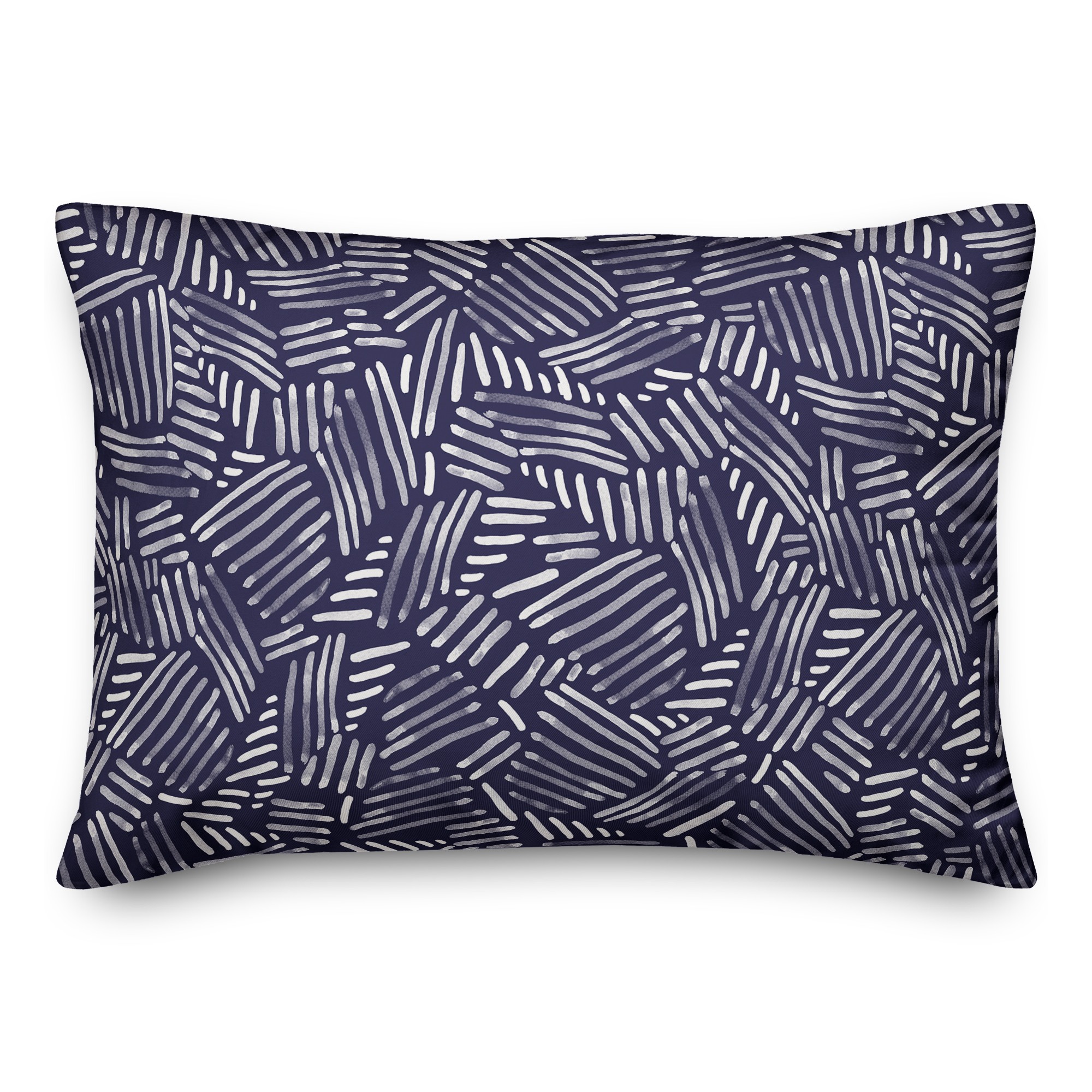 Navy Watercolor 14x20 Indoor / Outdoor Pillow