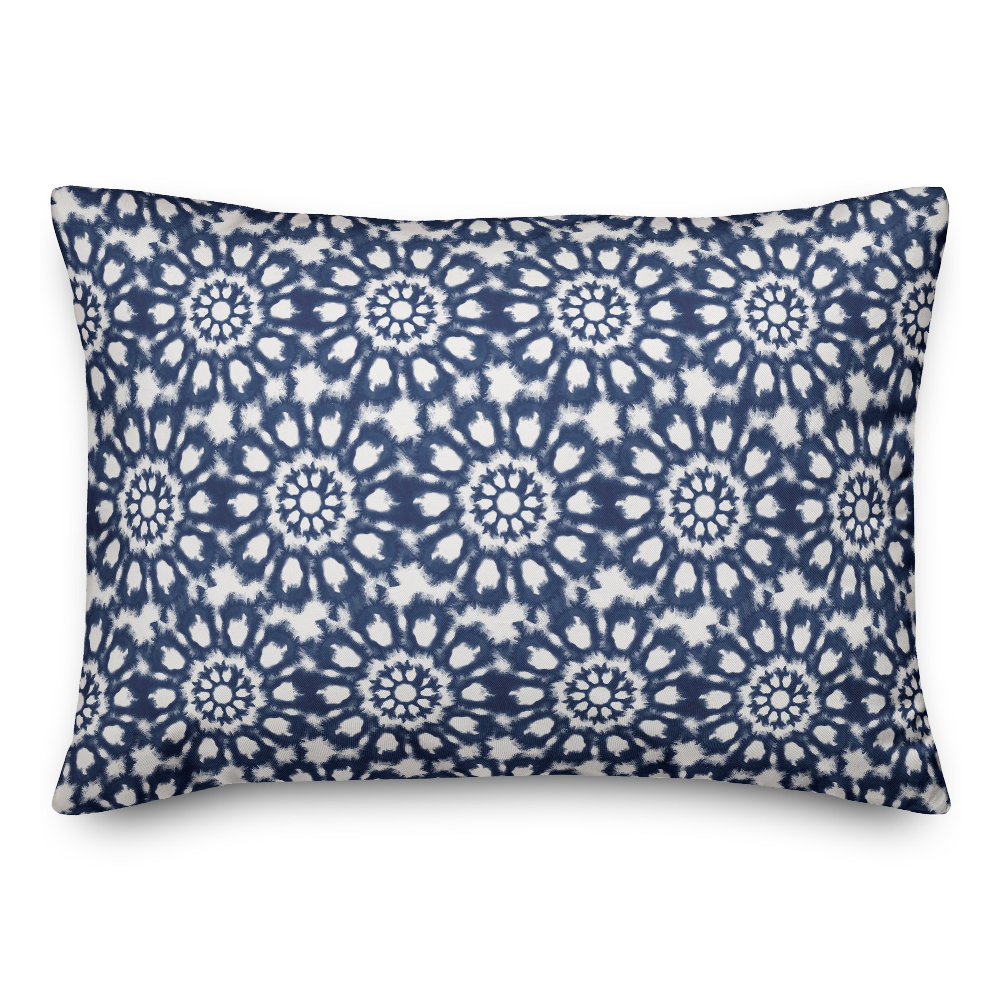 Radial Shibori Pattern 14x20 Indoor / Outdoor Pillow