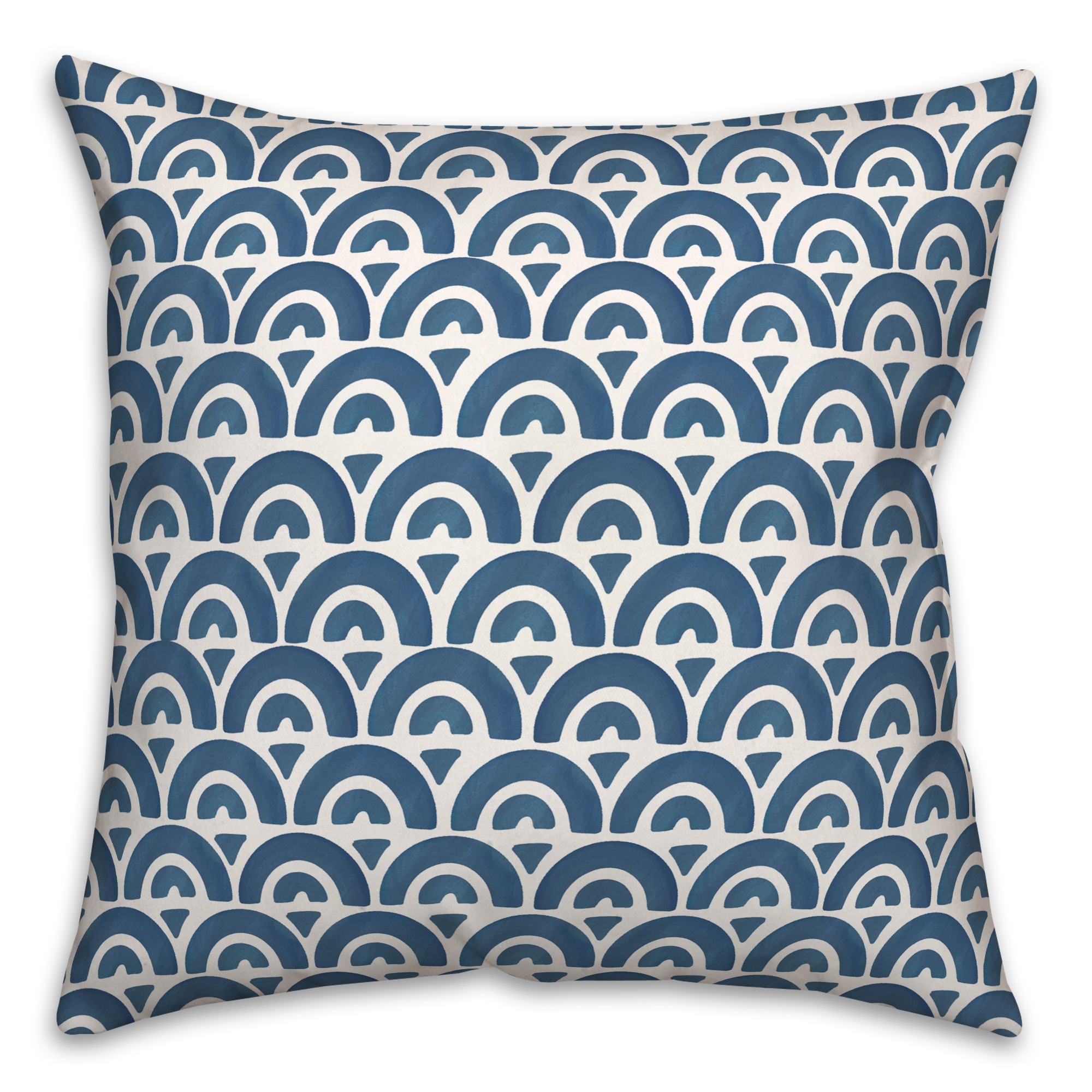 Scallop Pattern 18x18 Indoor / Outdoor Pillow