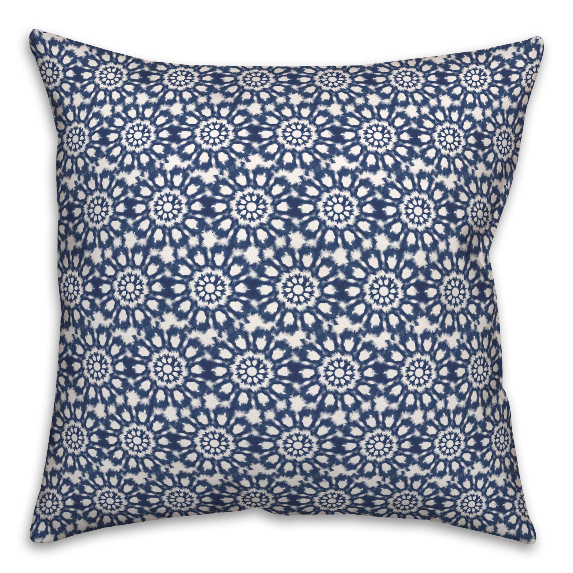 Radial Shibori Pattern 18x18 Indoor / Outdoor Pillow