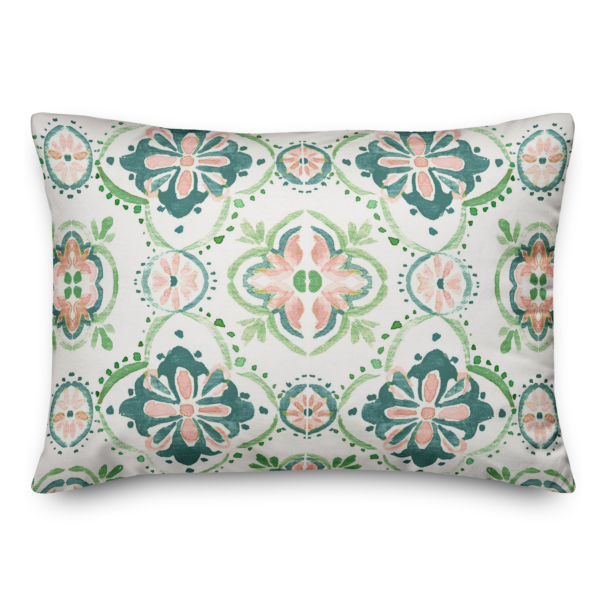 Pastel Medallions 14x20 Indoor / Outdoor Pillow