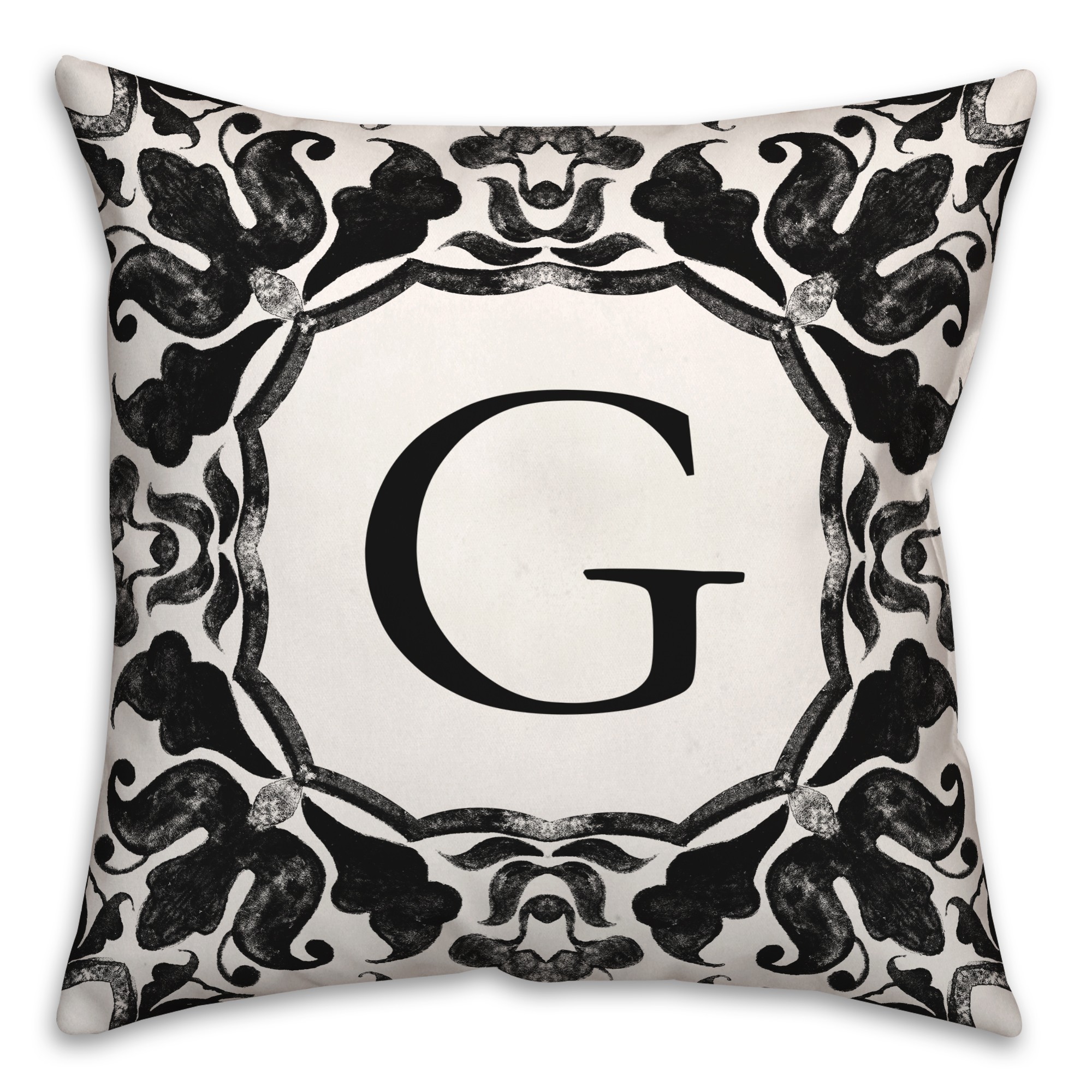 G Monogram 18x18 Indoor / Outdoor Pillow