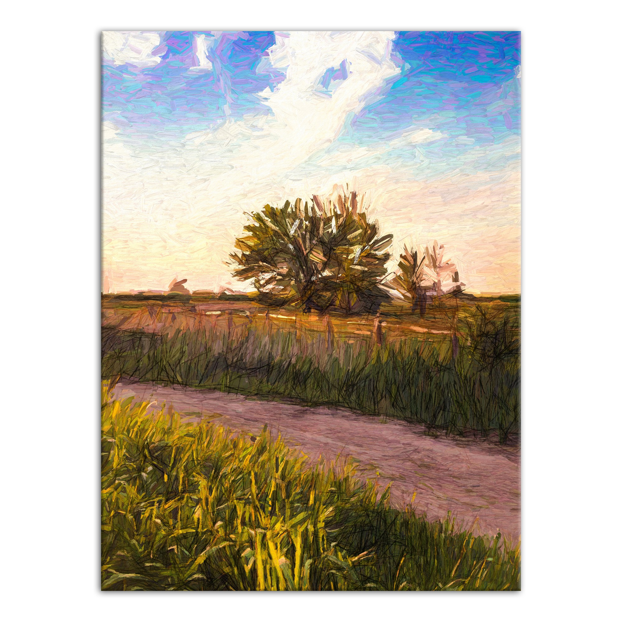 Rural Landscape 30x40 Canvas Wall Art