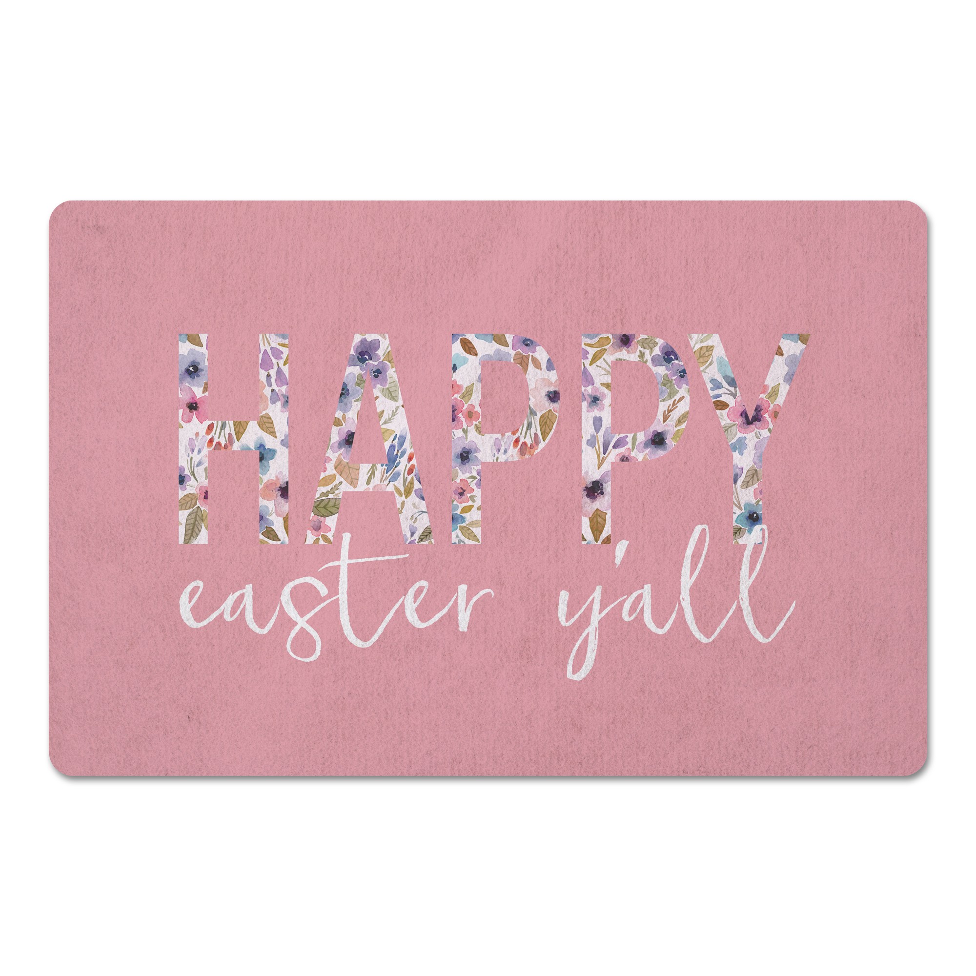 Happy Easter Y'all 27x18 Floor Mat