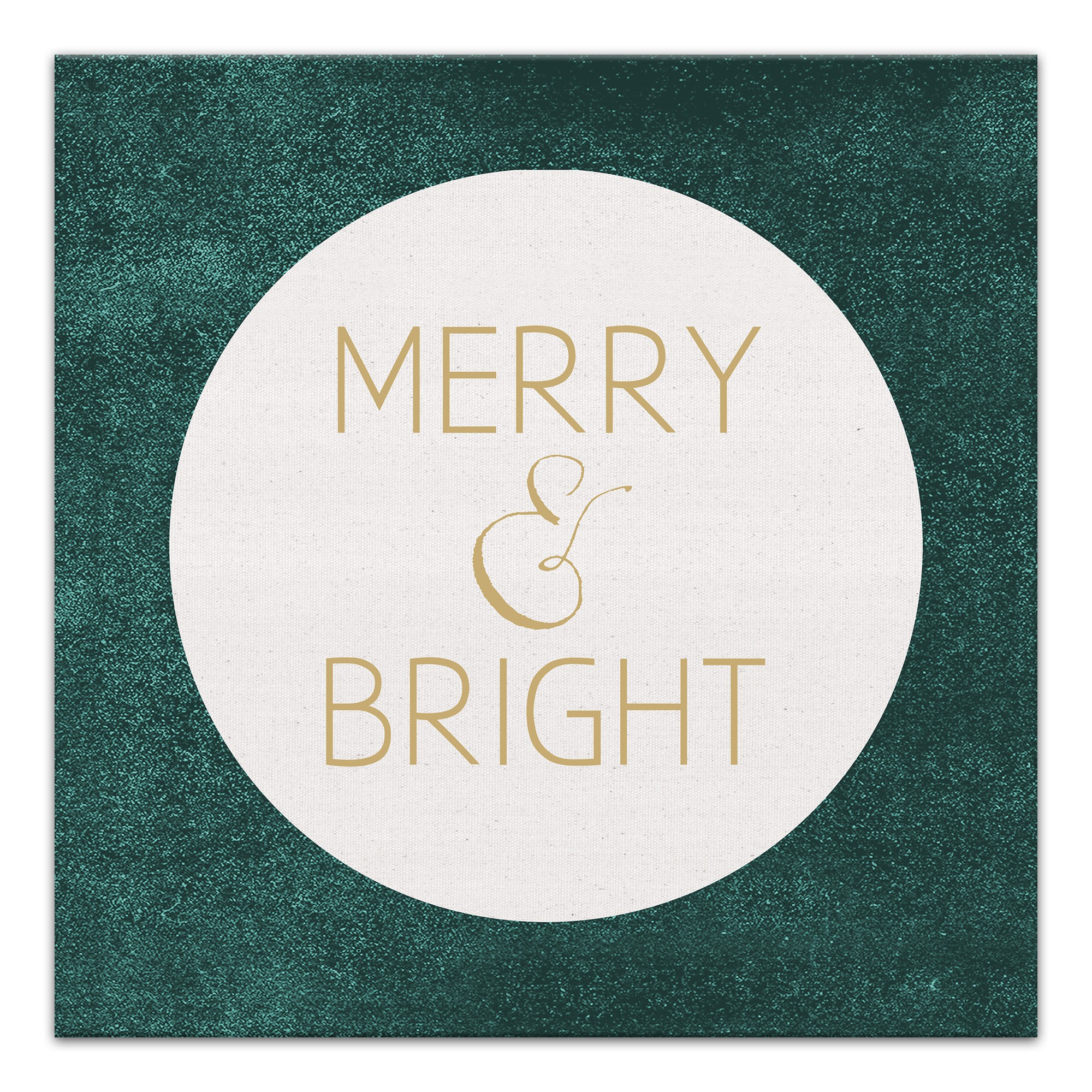 Merry and Bright 16x16 Canvas Wall Art