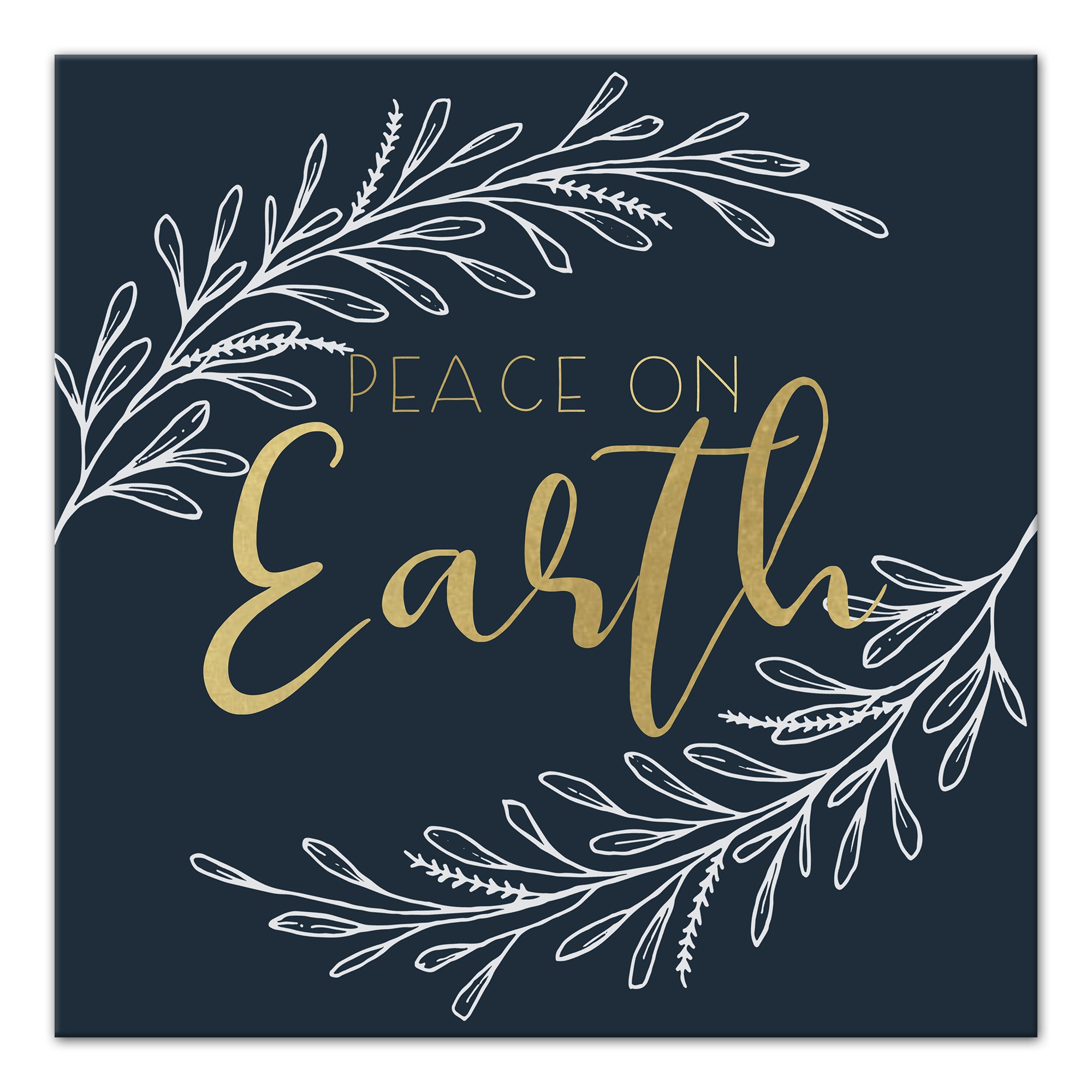 Peace on Earth 16x16 Canvas Wall Art
