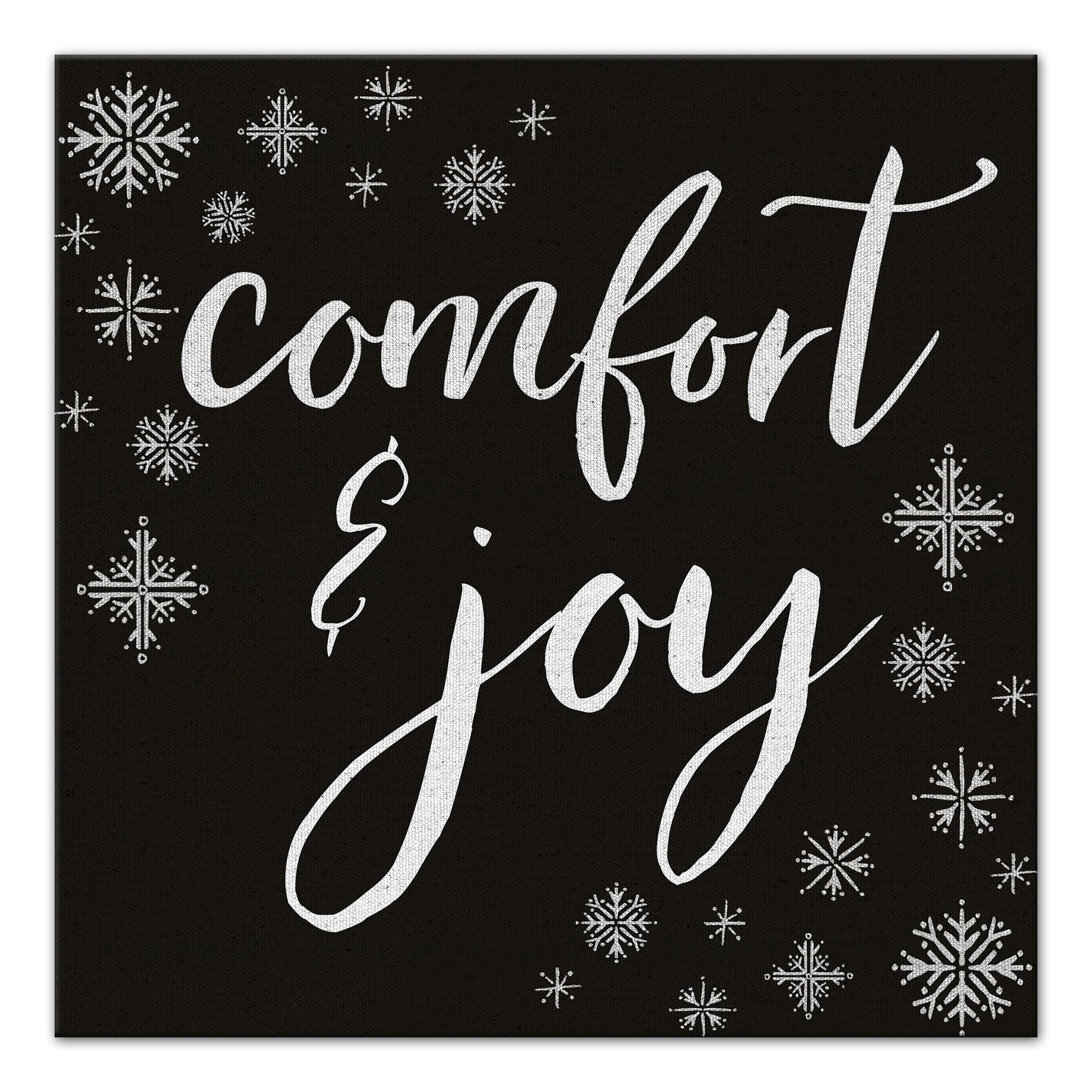 Comfort and Joy 16x16 Canvas Wall Art