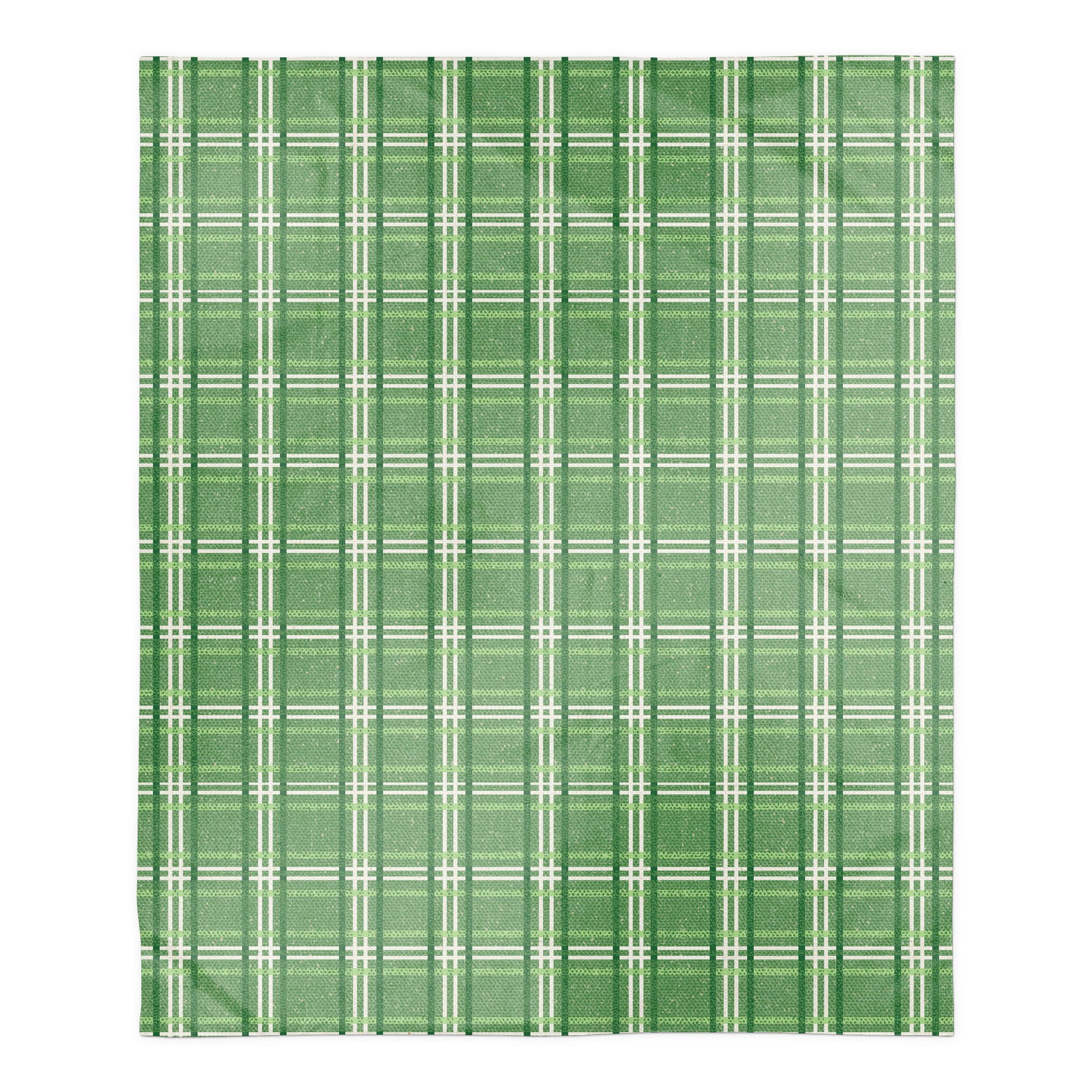 St. Patrick's Plaid 50x60 Sherpa Fleece Blanket