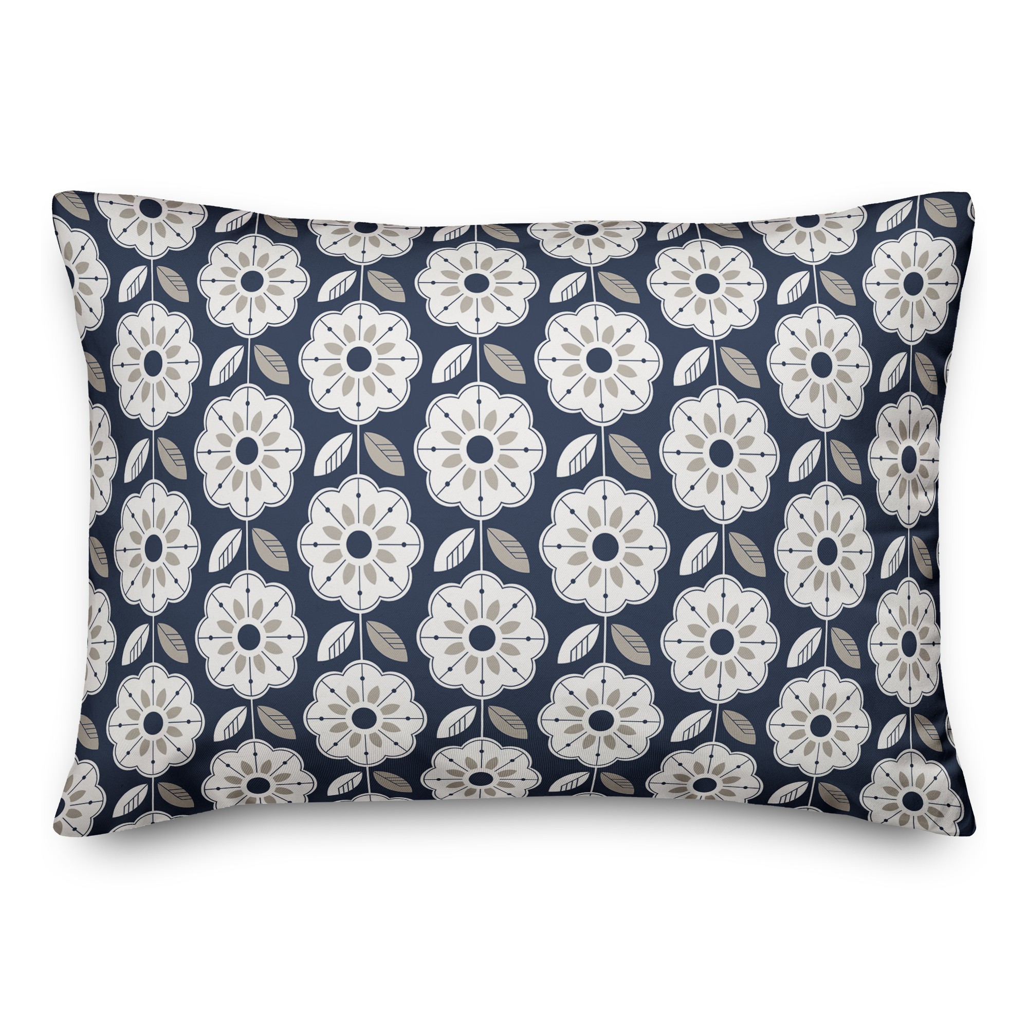 Black Gray Mod Pattern Textiles