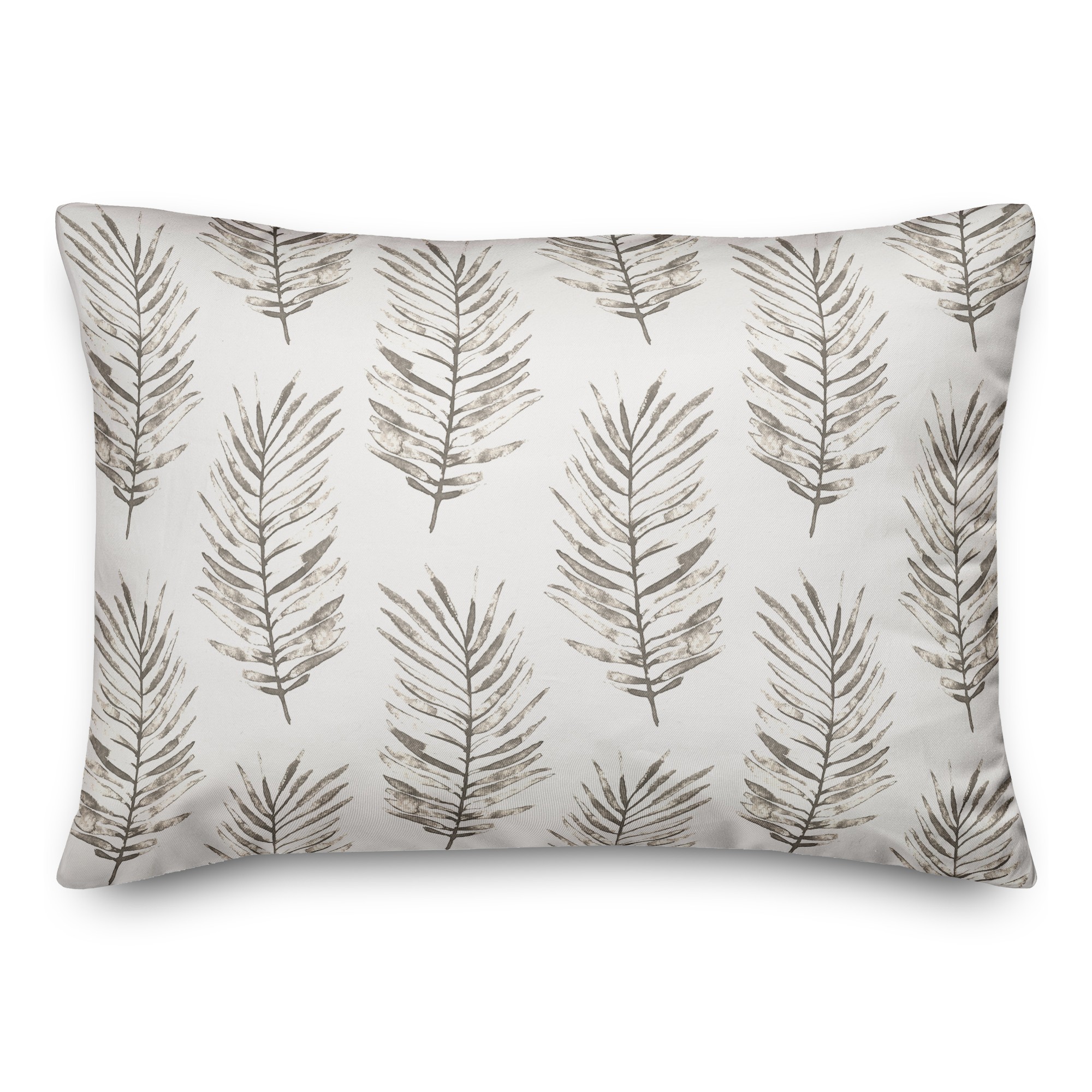 Black Fern Pattern Textiles