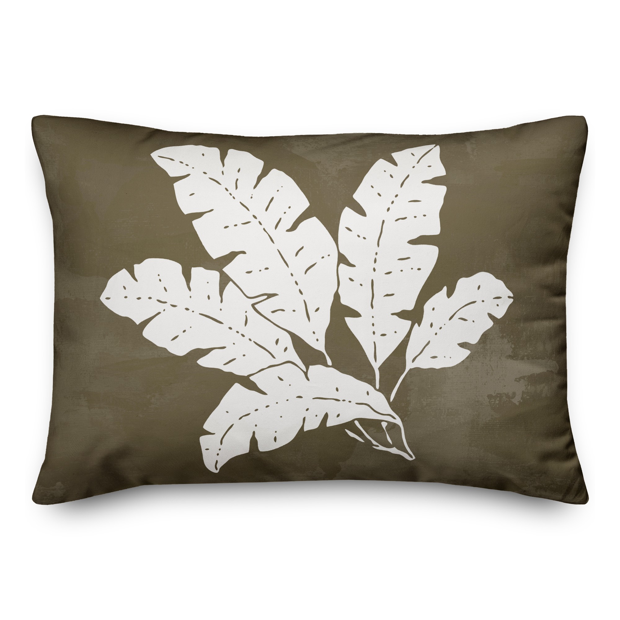Leaf Texture on Black Textiles