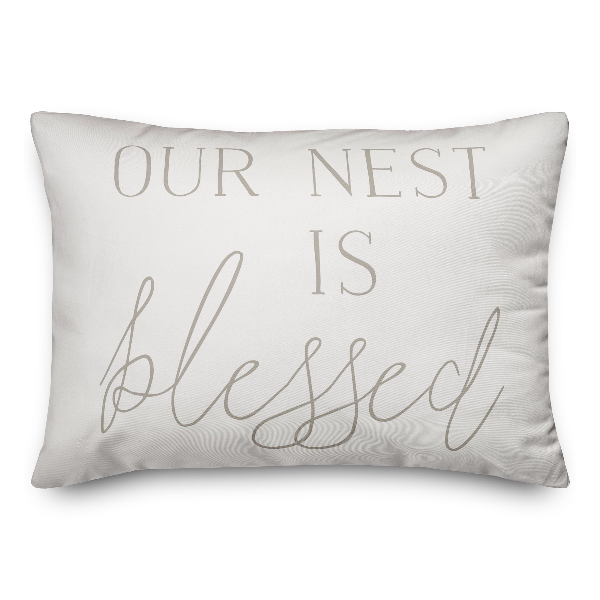 Nest is Blessed on Black Textiles