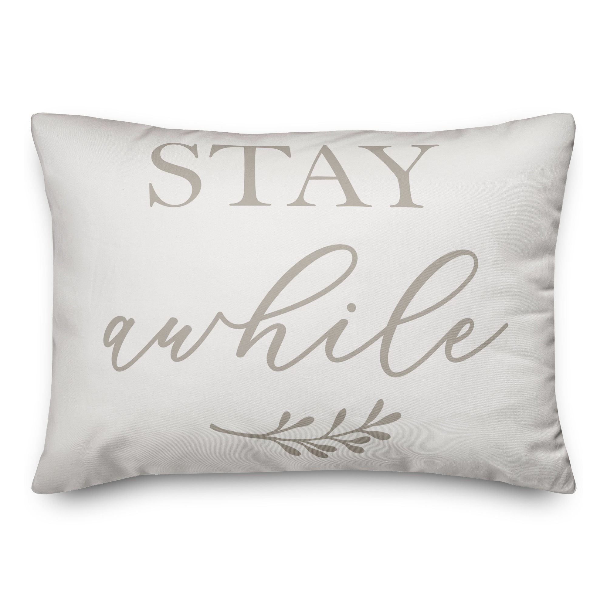 Stay Awhile on Black Textiles