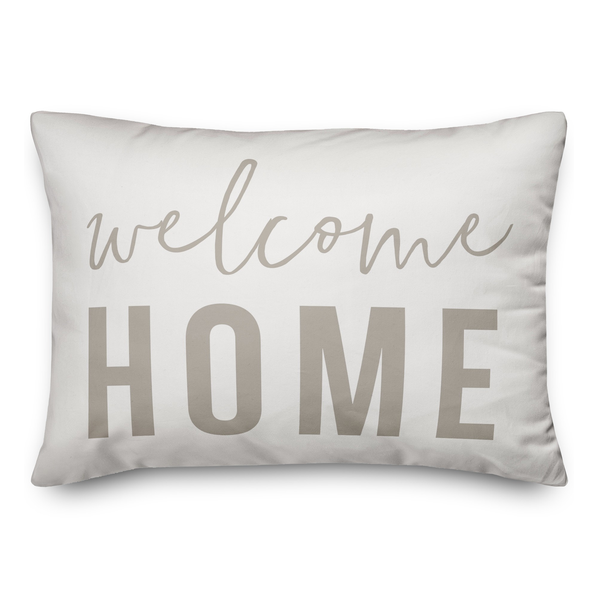 Welcome Home on Black Textiles