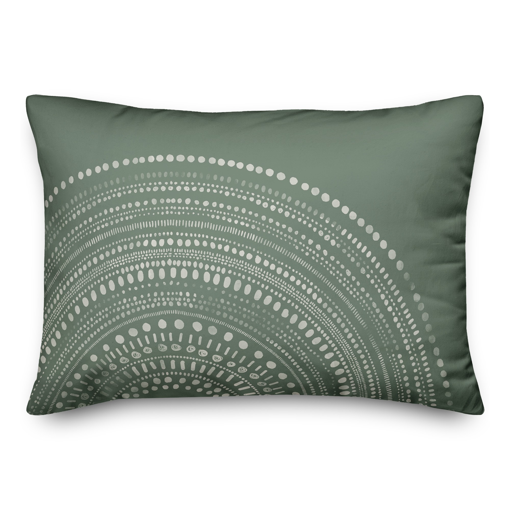 Black Circle Dot Pattern Textiles