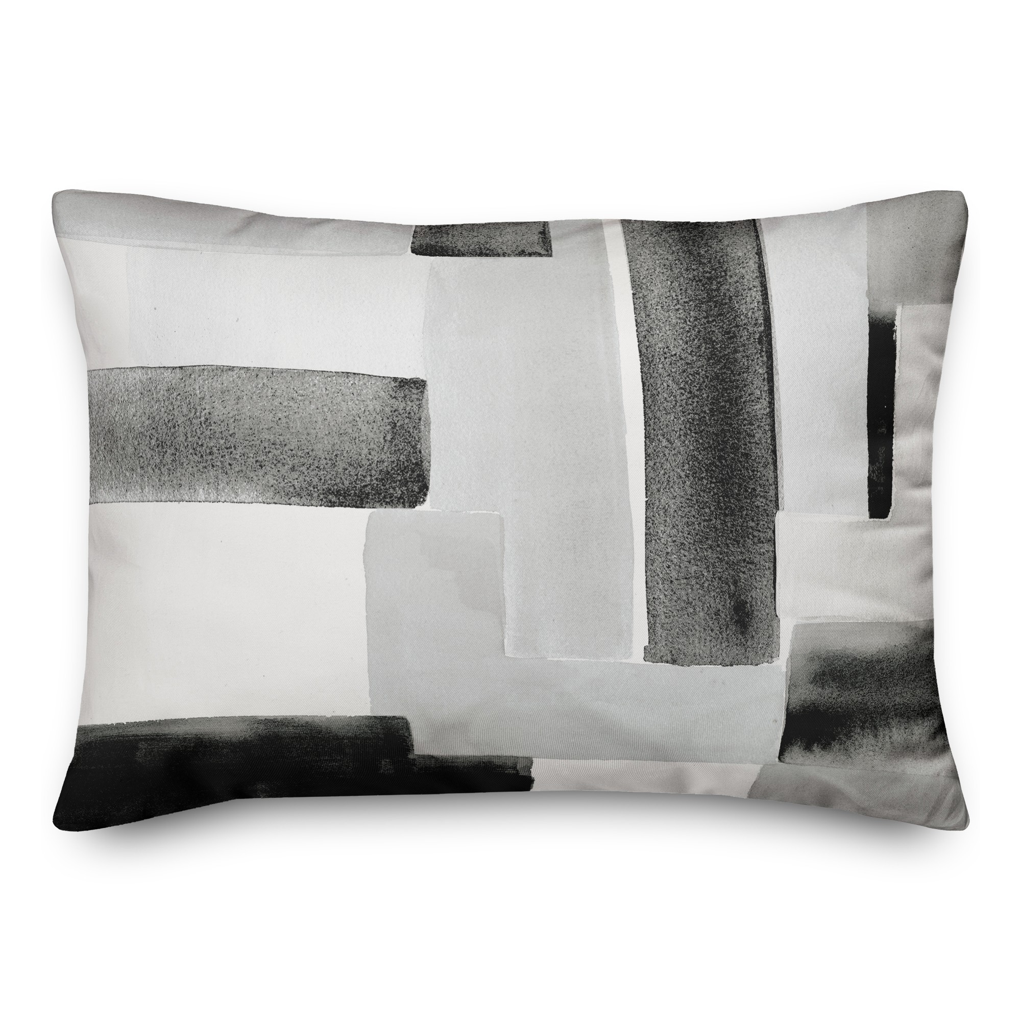 Black Abstract Design Textiles