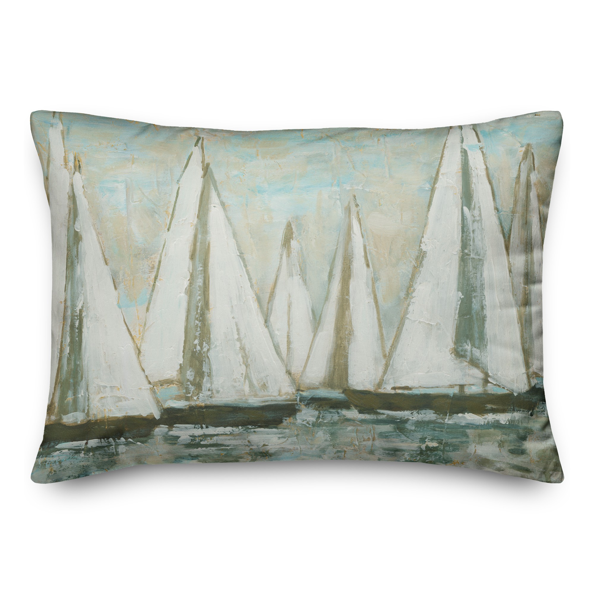 Painterly Sailboats Textiles