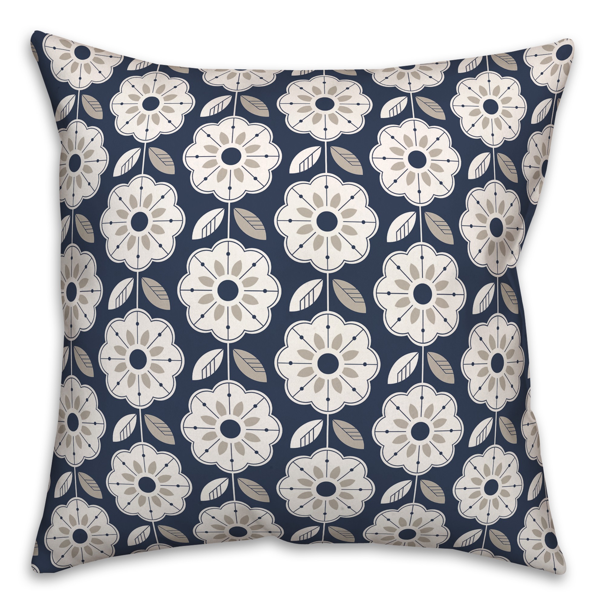 Black Gray Mod Pattern Textiles