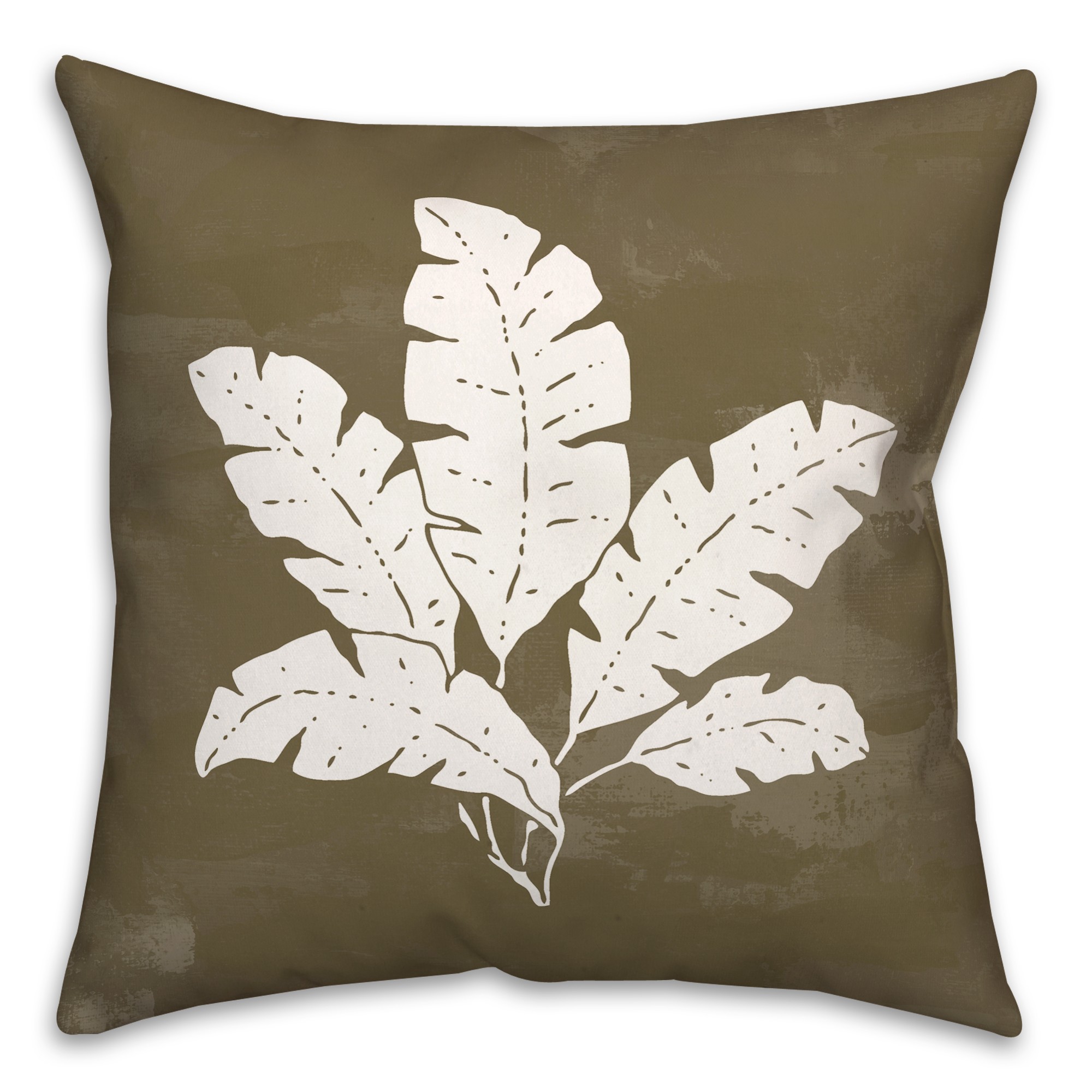 Leaf Texture on Black Textiles