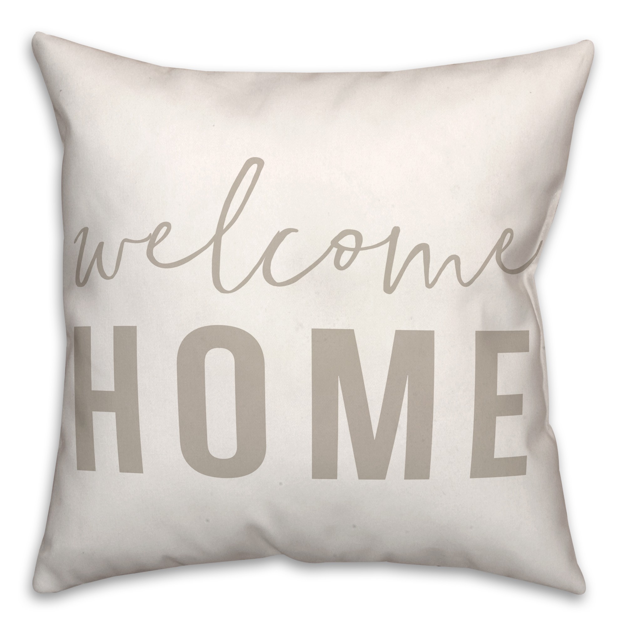 Welcome Home on Black Textiles