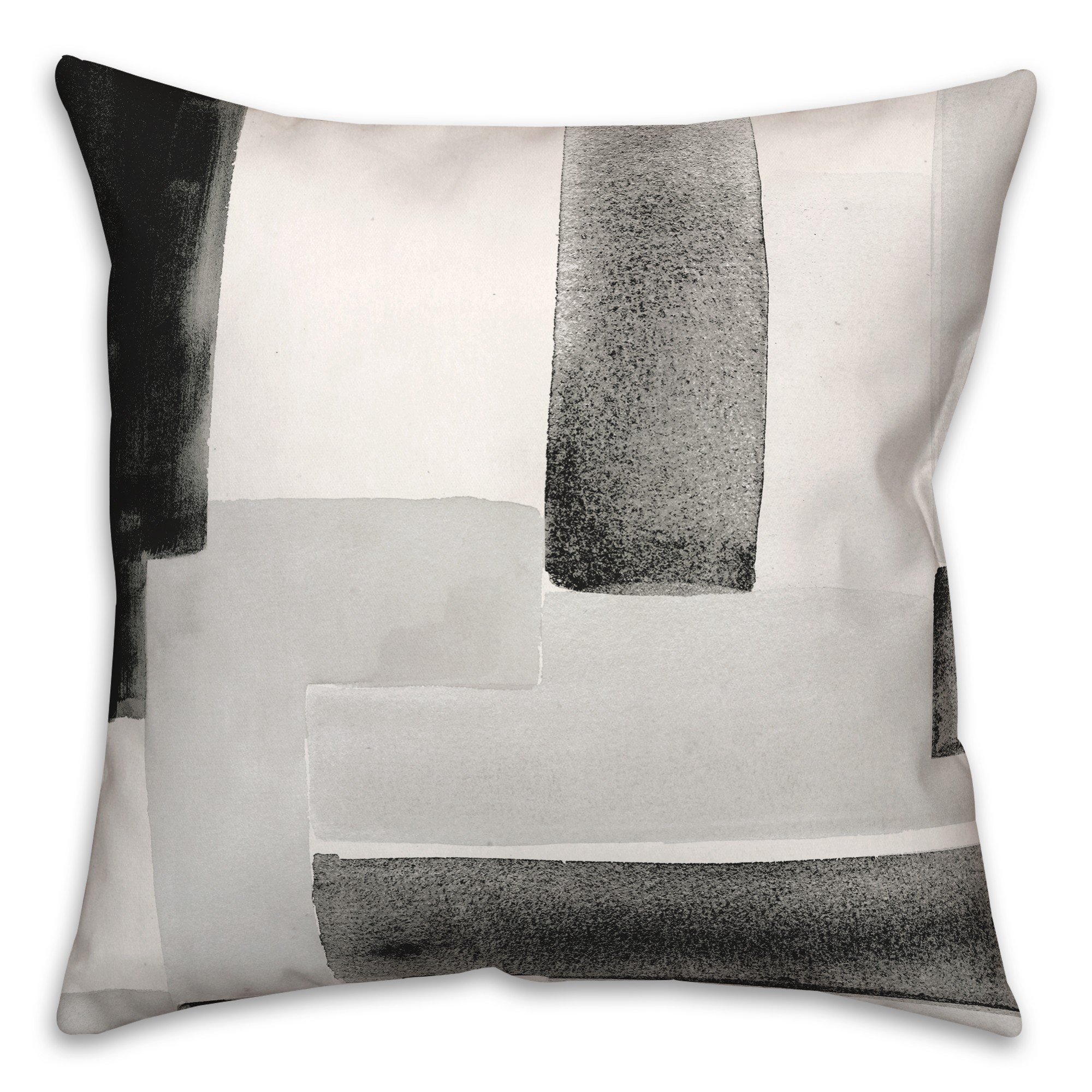 Black Abstract Design Textiles