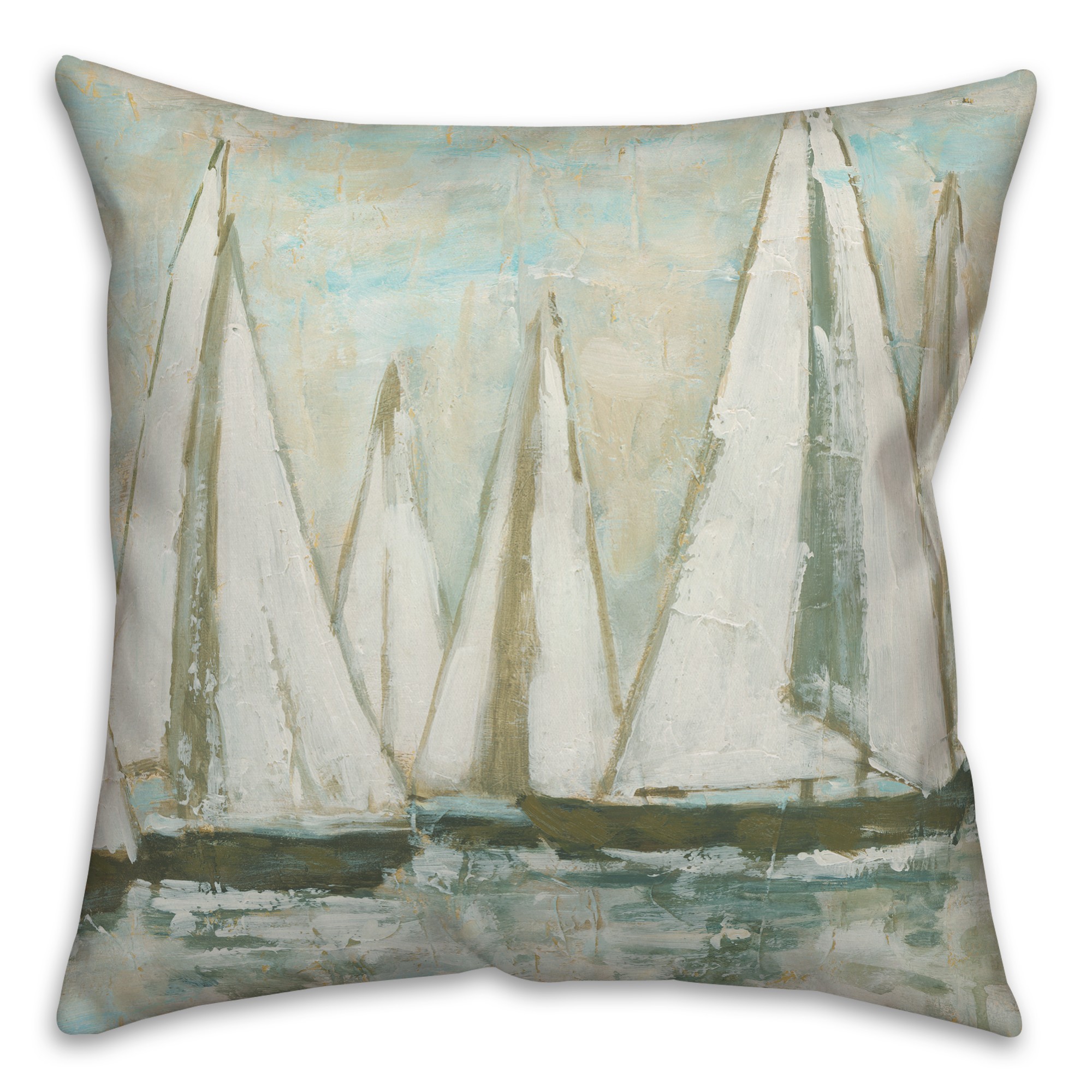 Painterly Sailboats Textiles