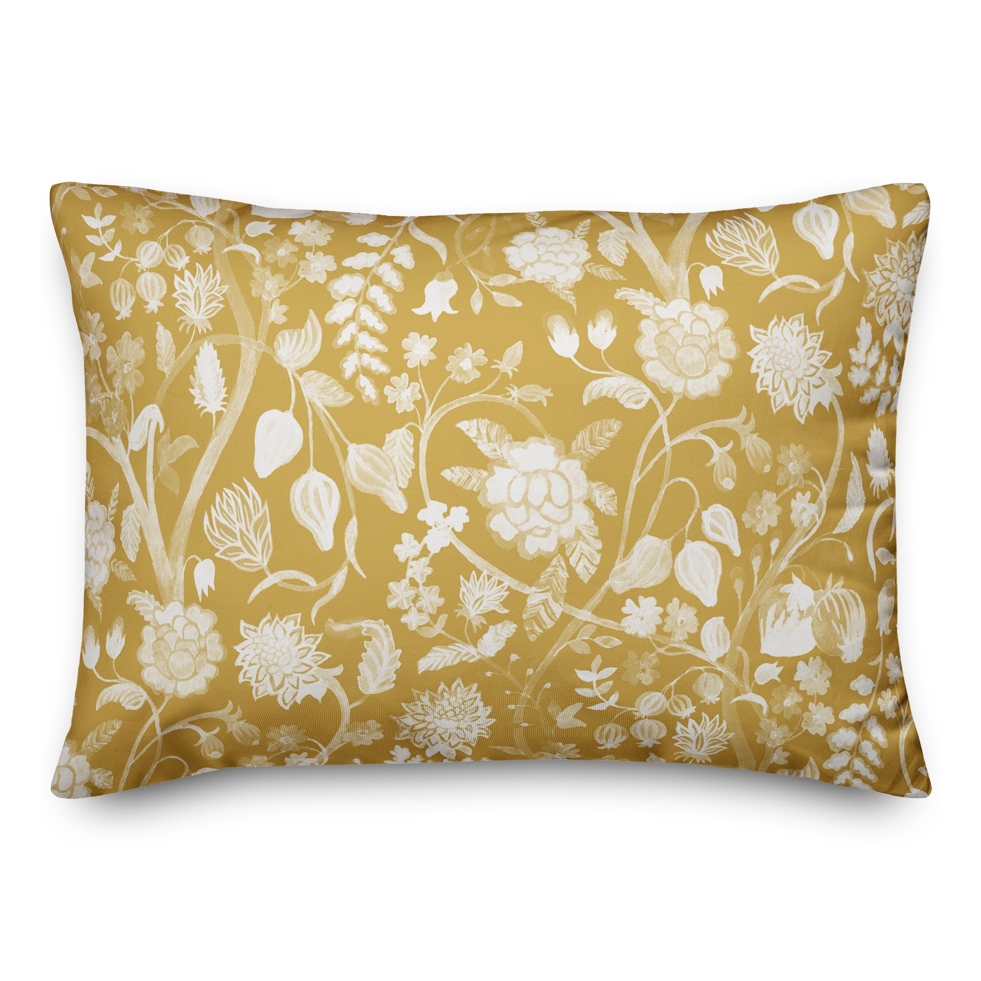 Marigold Flowers 14x20 Indoor / Outdoor Pillow