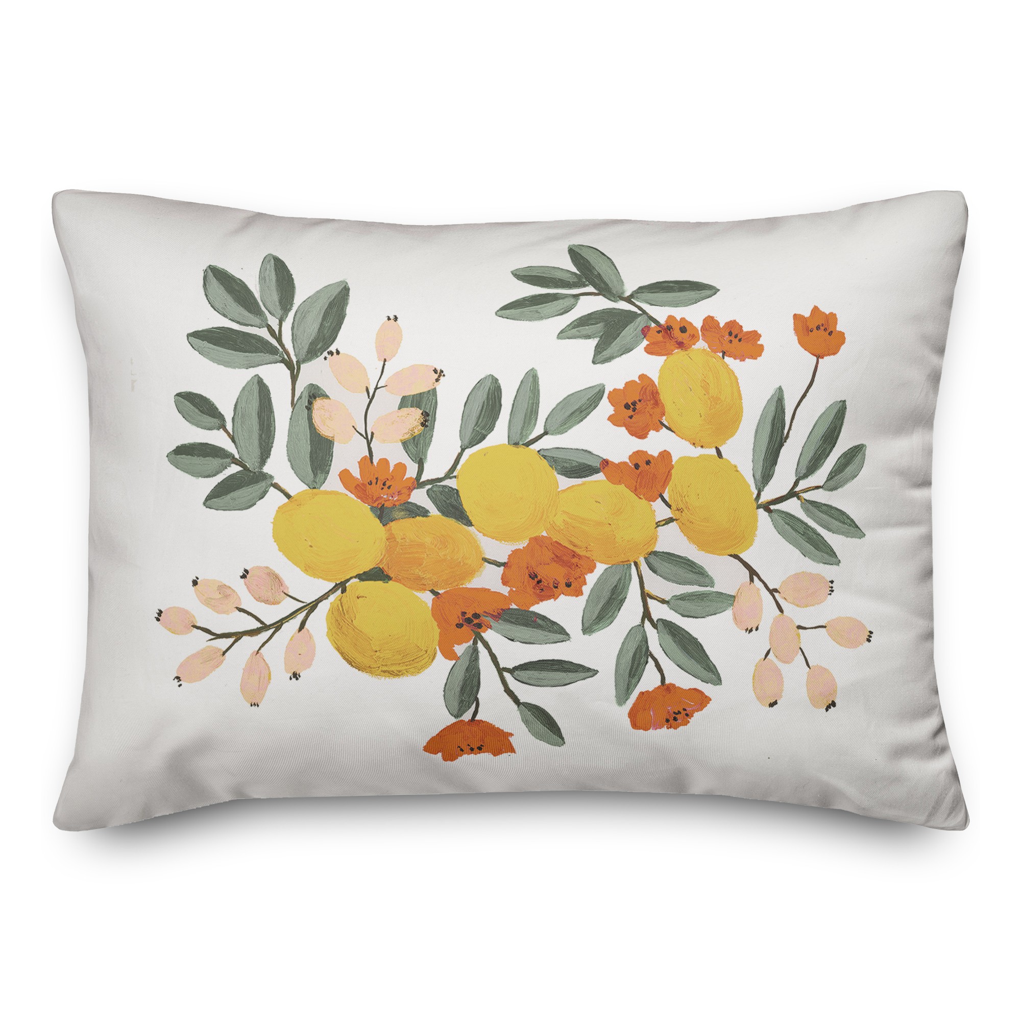 Citrus Botanical 14x20 Indoor / Outdoor Pillow