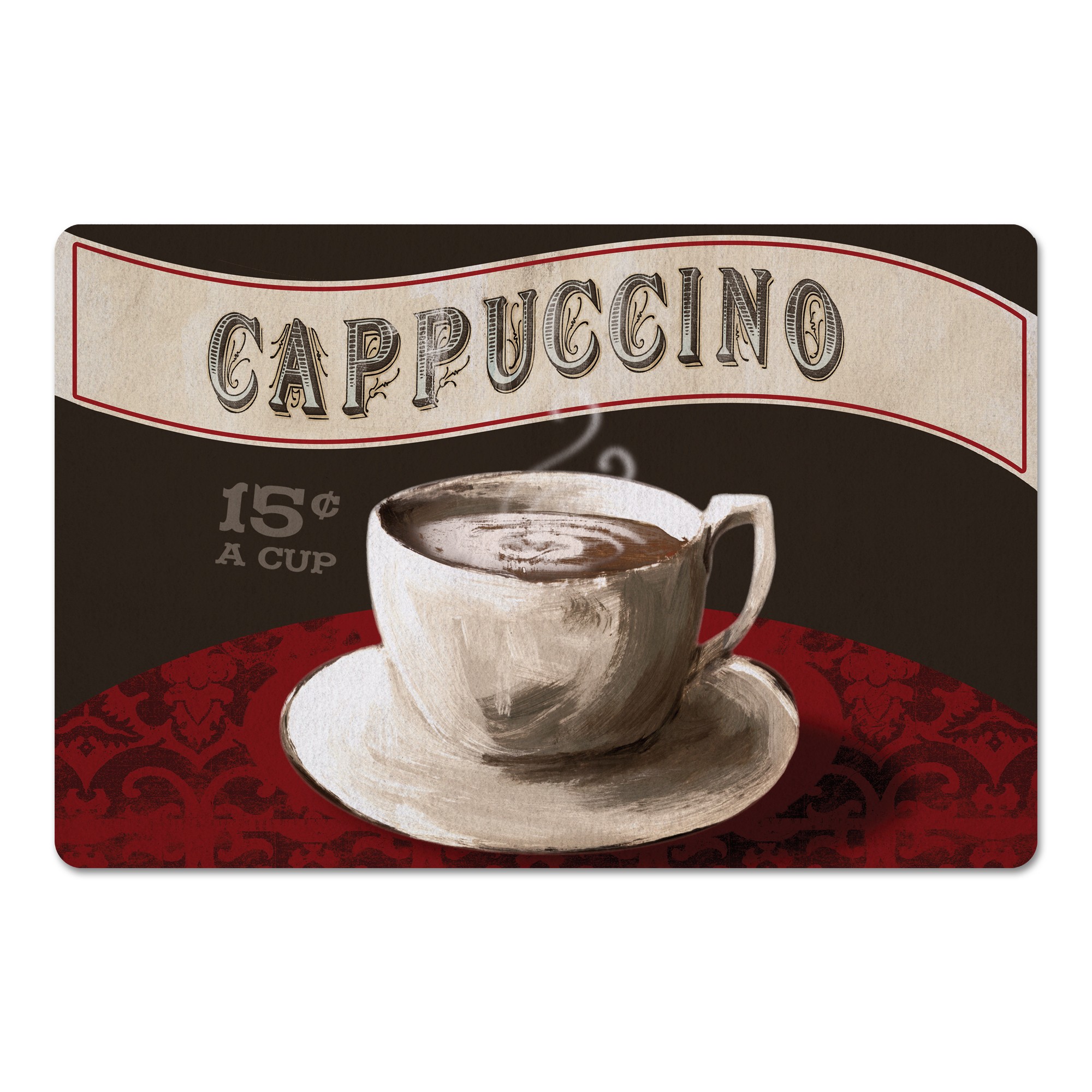 Cappuccino Cup 27x18 Floor Mat