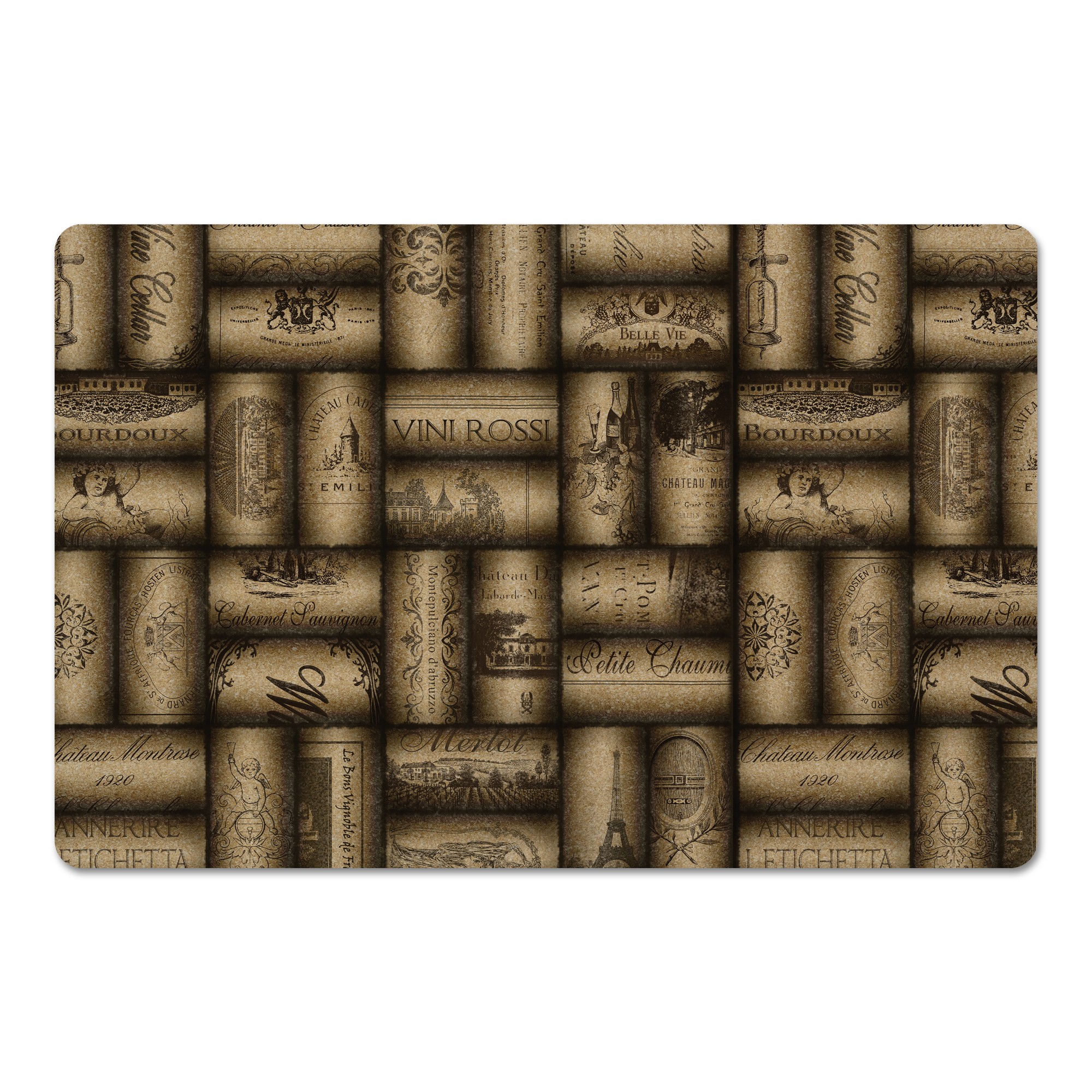 Wine Corks Pattern 27x18 Floor Mat