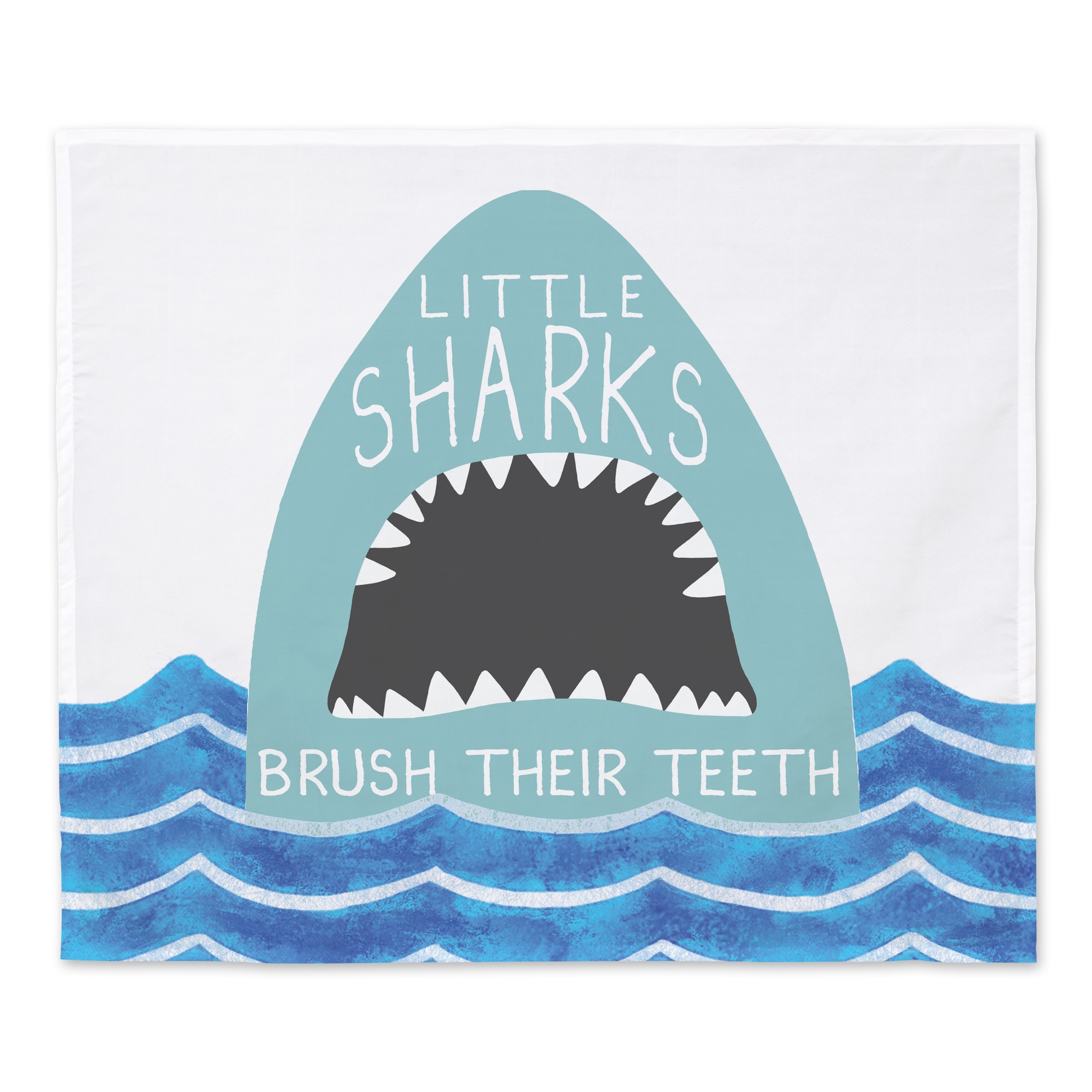 Little Shark Teeth 34x40 Tapestry