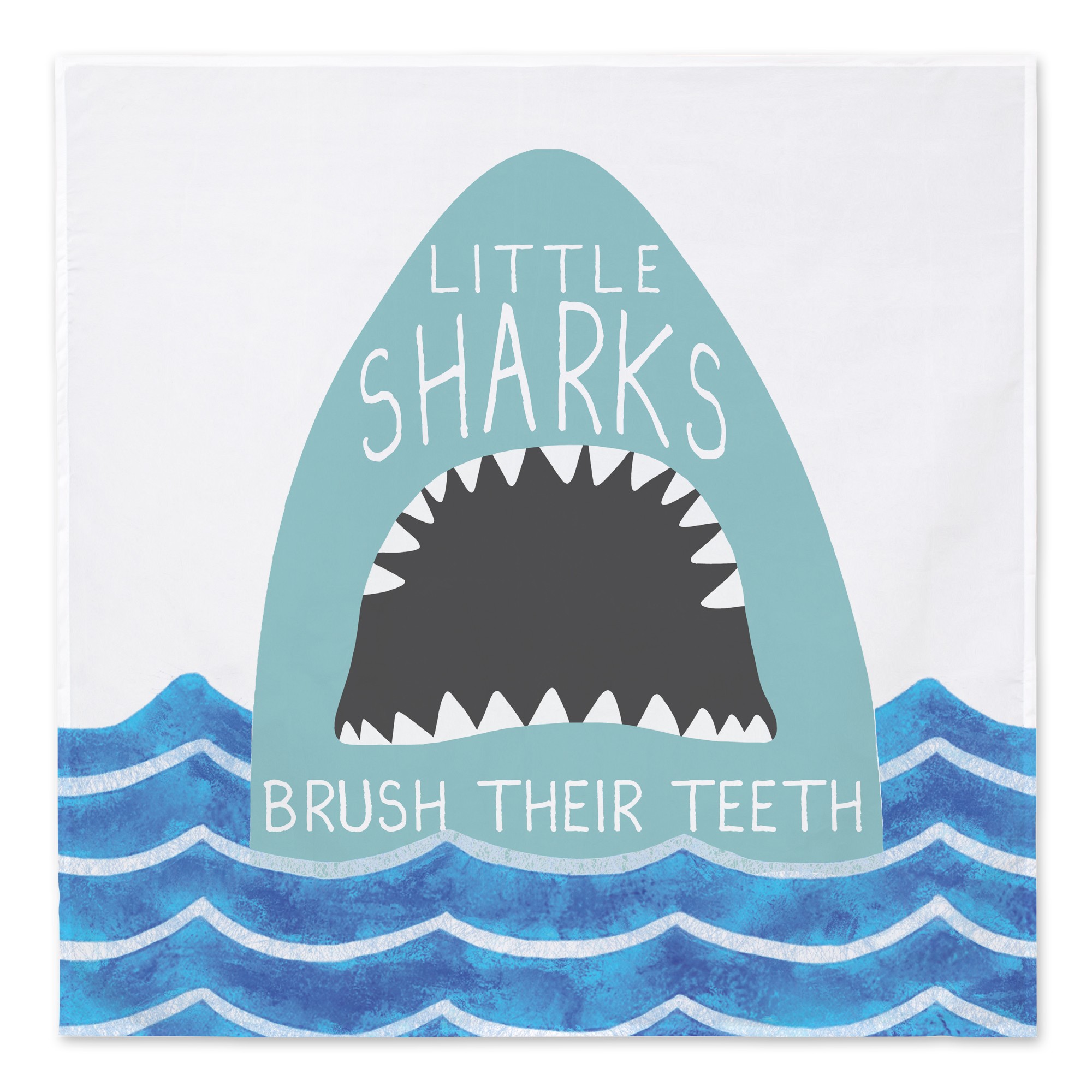 Little Shark Teeth 57x57 Tapestry