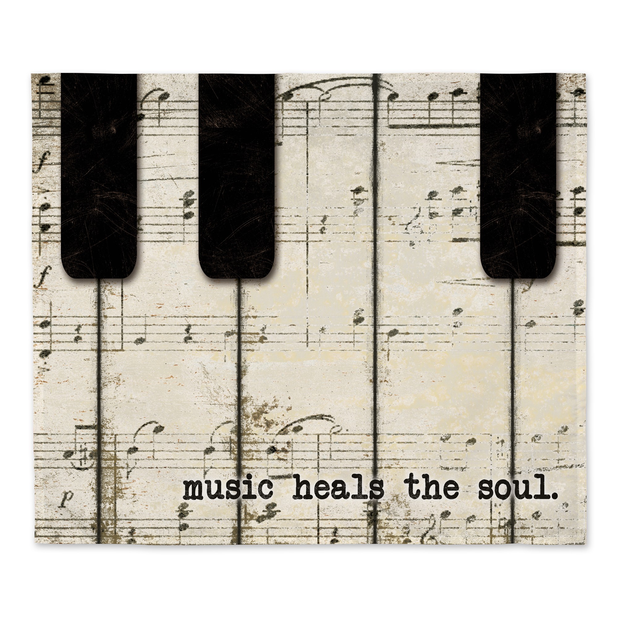 Music Soul Piano 34x40 Tapestry
