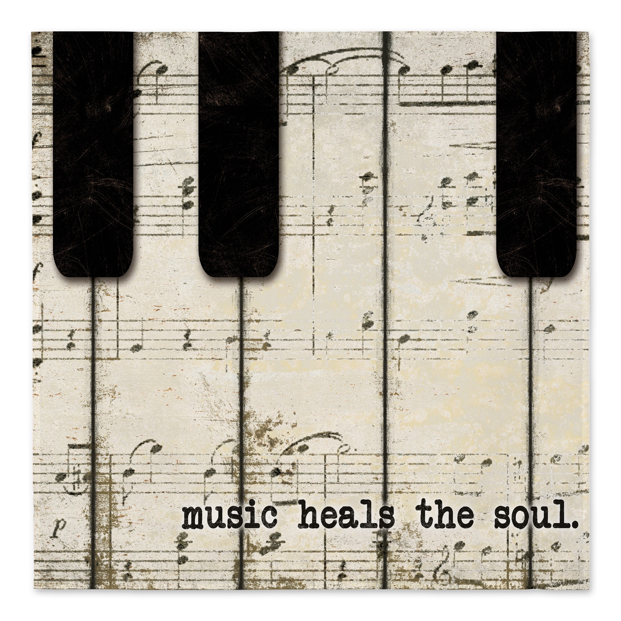 Music Soul Piano 57x57 Tapestry