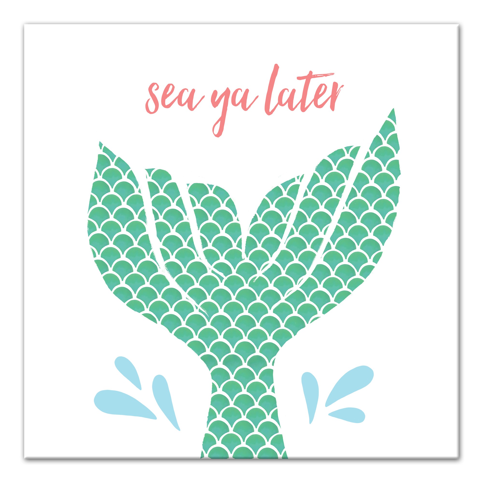 Sea Ya Later Mermaid Wall Art