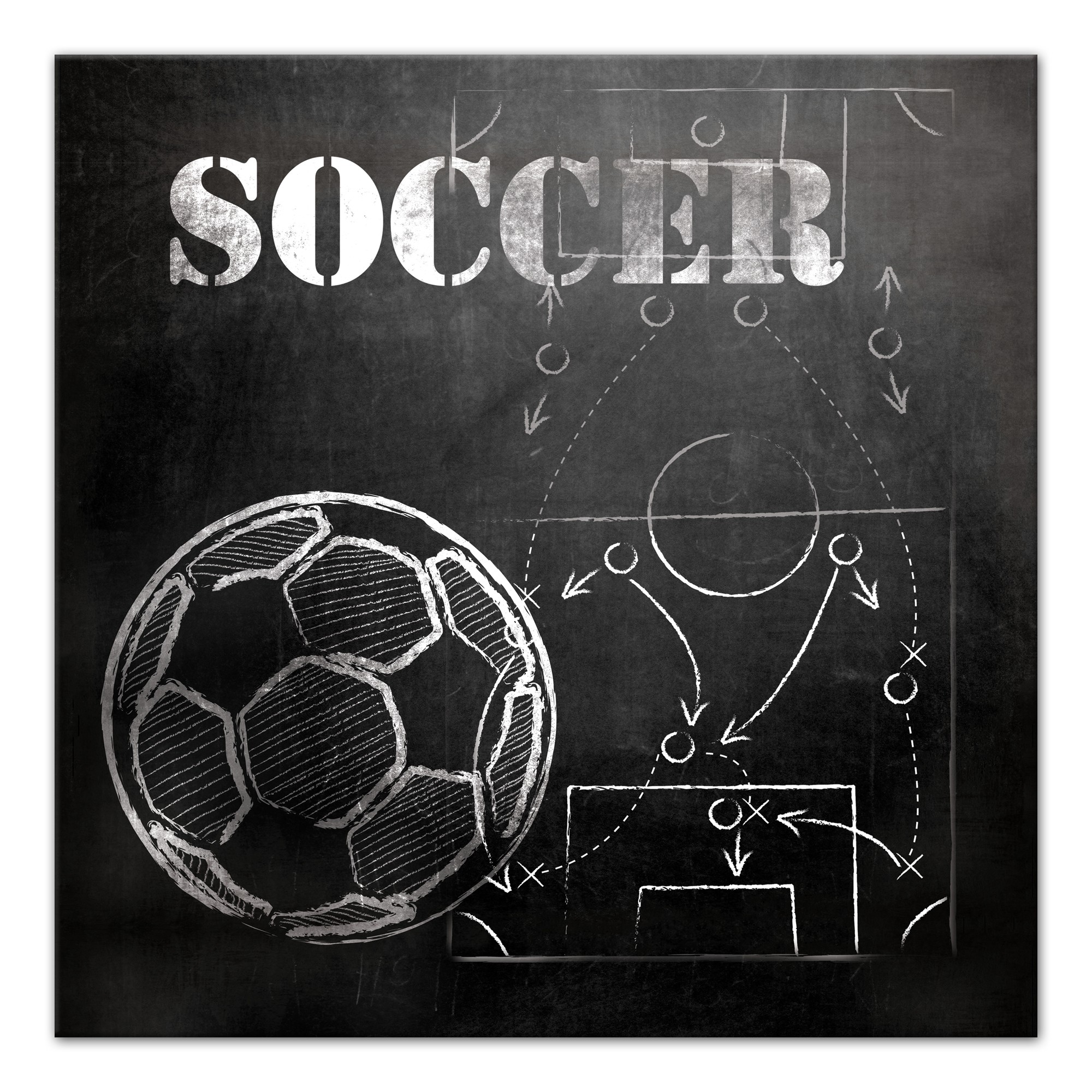 Soccer Plays   Wall Art